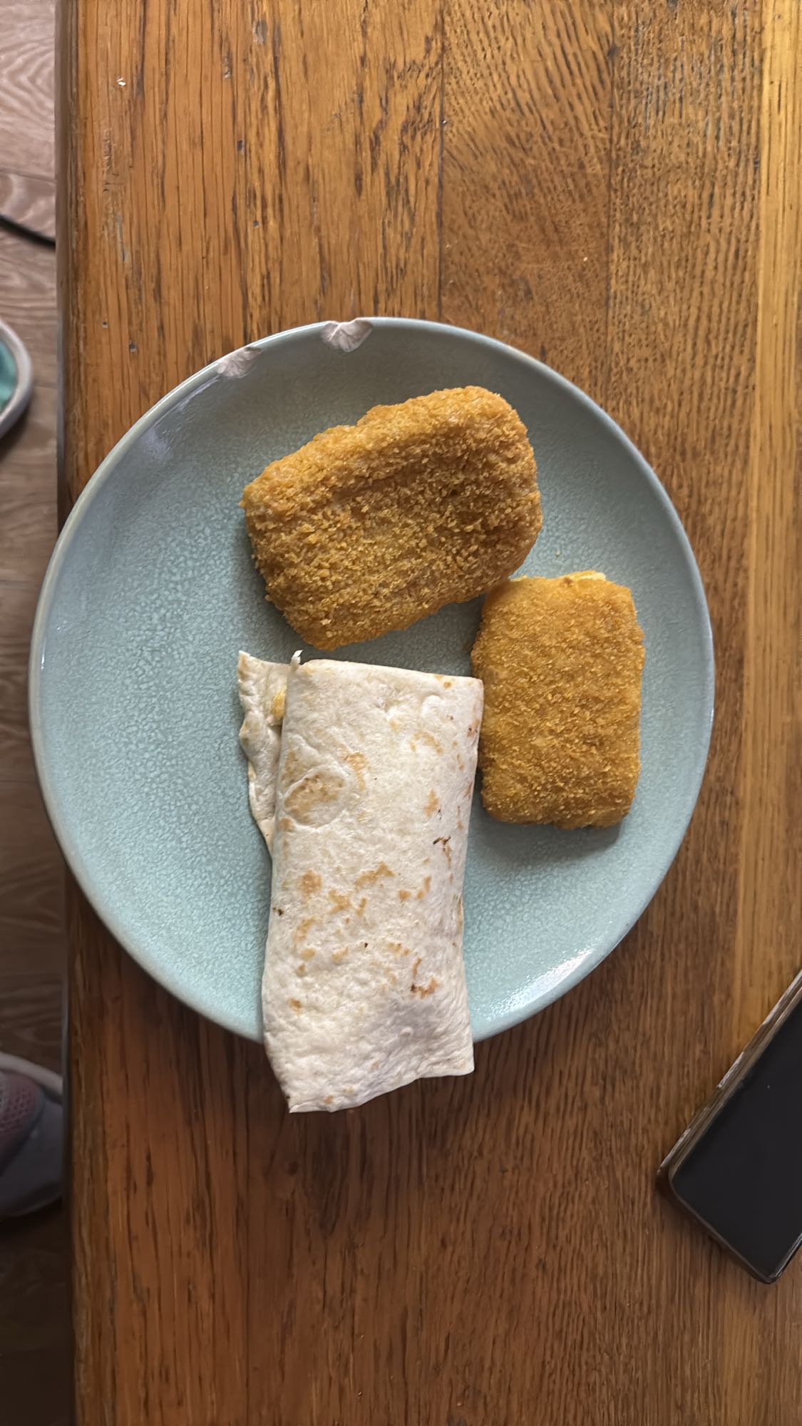 Rántott falatok tortillával