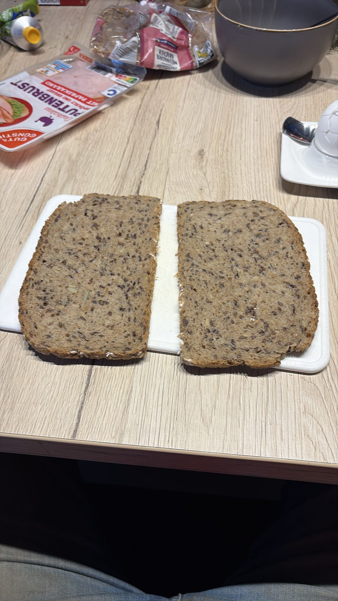 Volkorenbrood plakjes