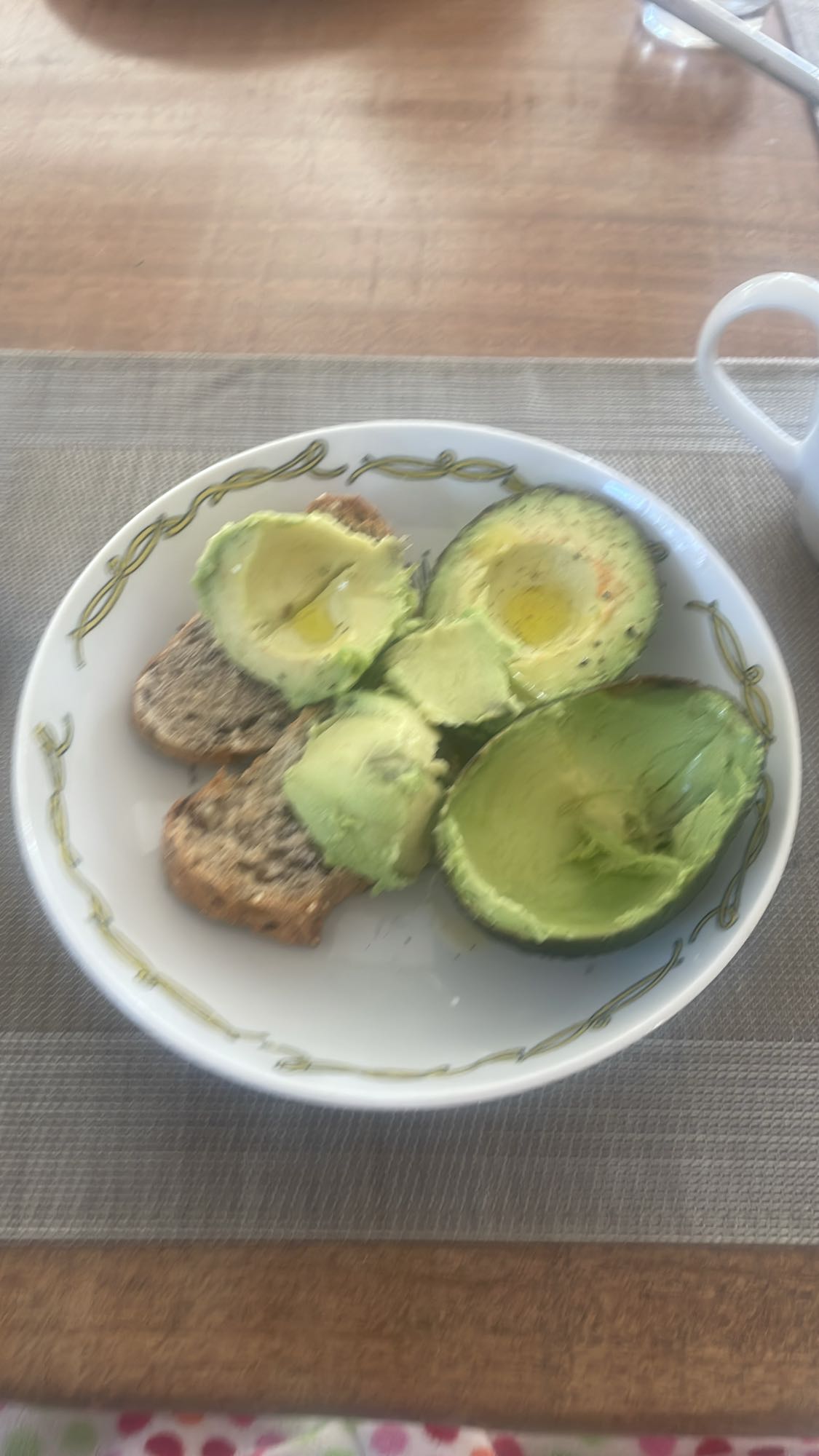 Tartines à l'avocat