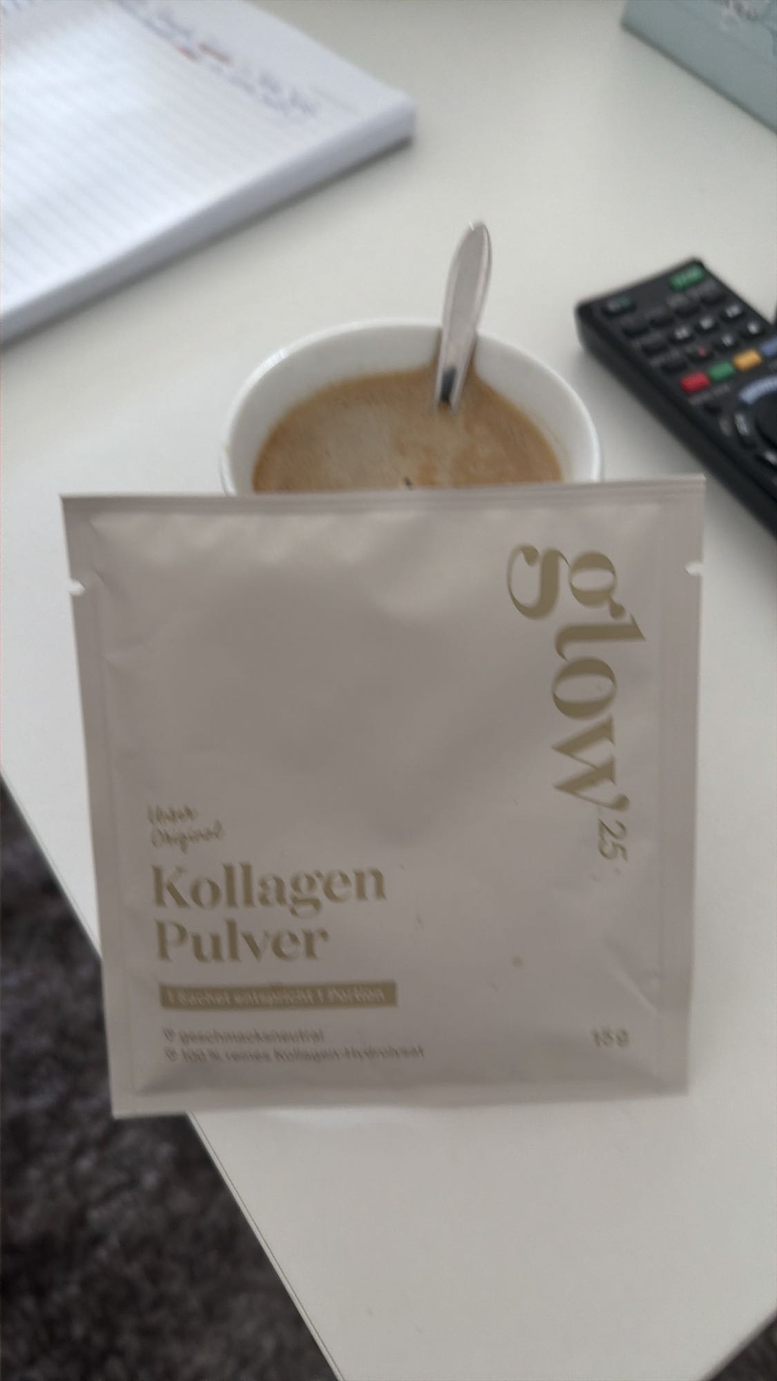 Kaffee mit Kollagen