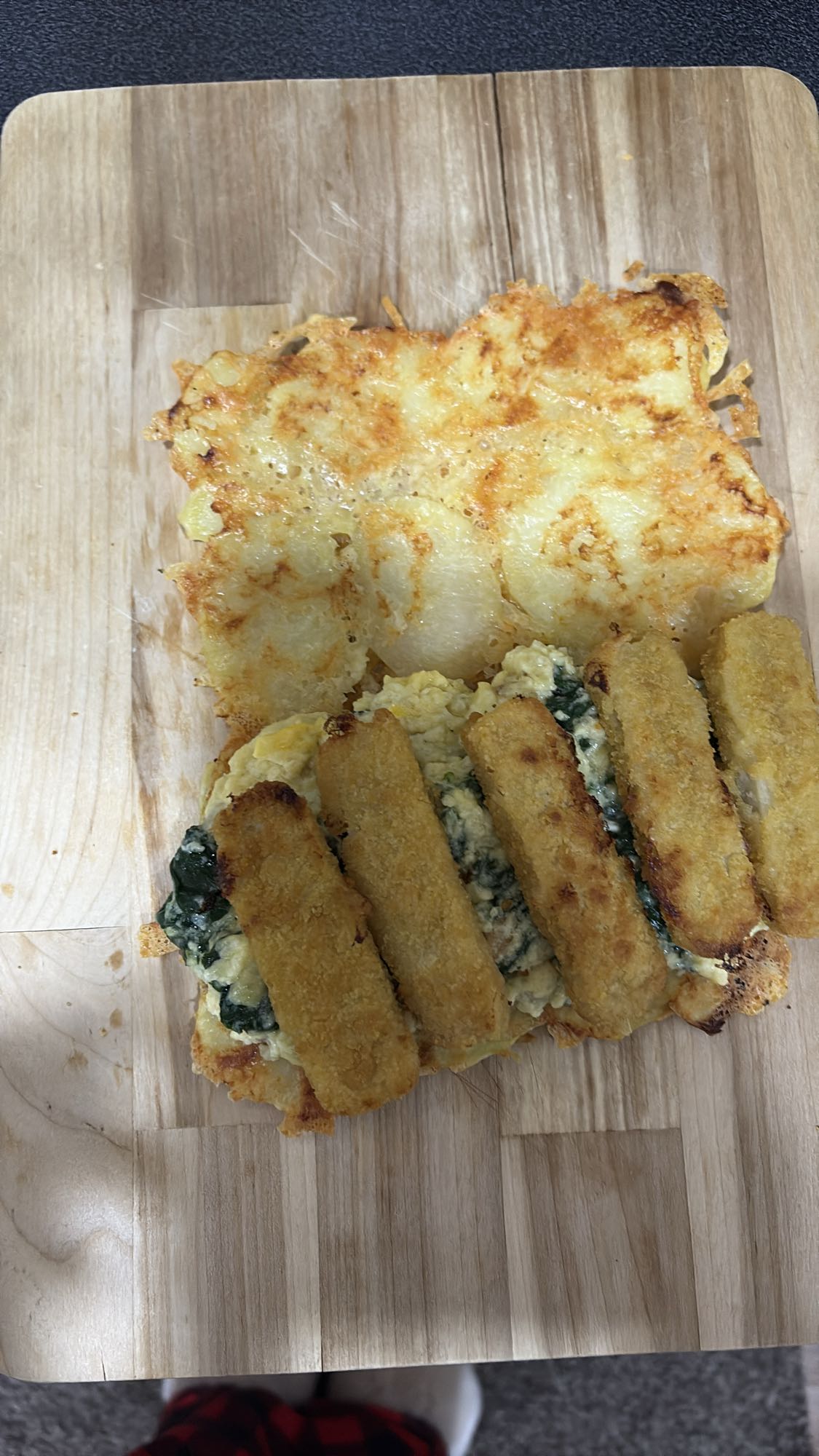 Potetwrap med fiskepinner