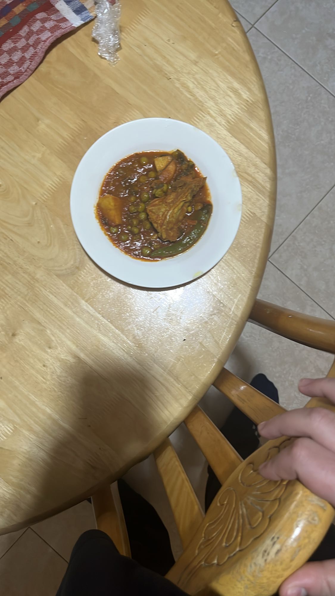 يخنة لحم مع خضار