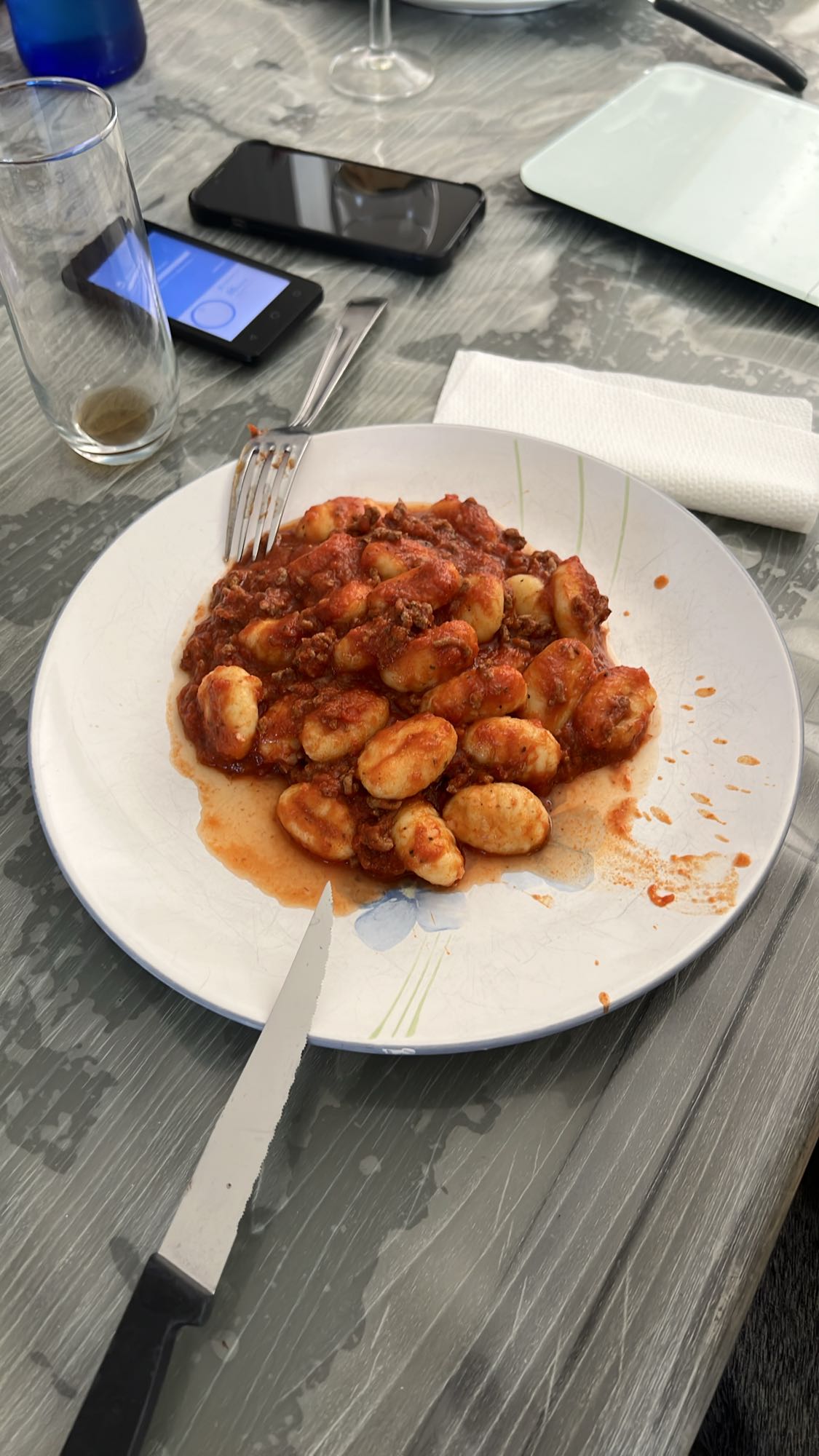 Gnocchis à la bolognaise