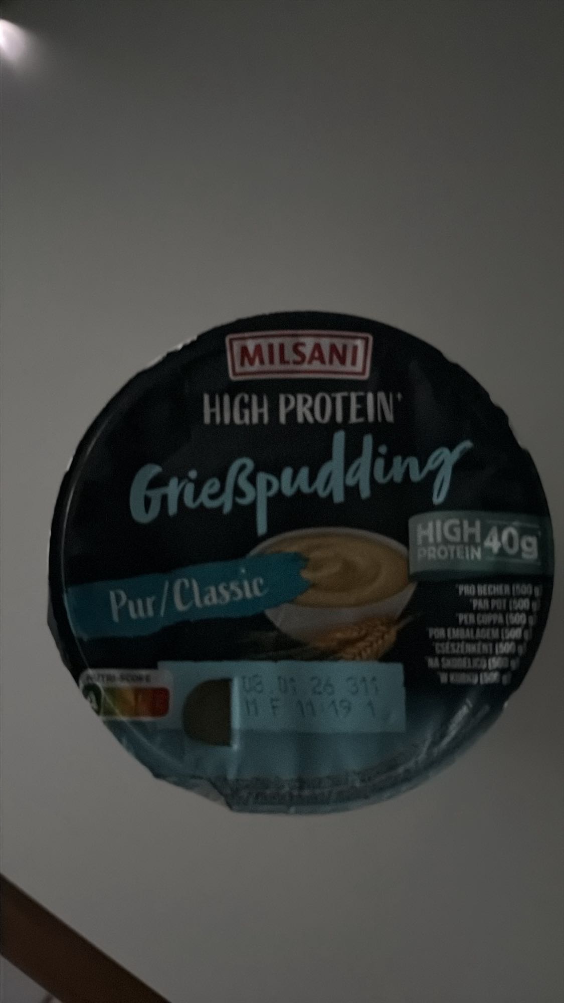 Grießpudding High Protein