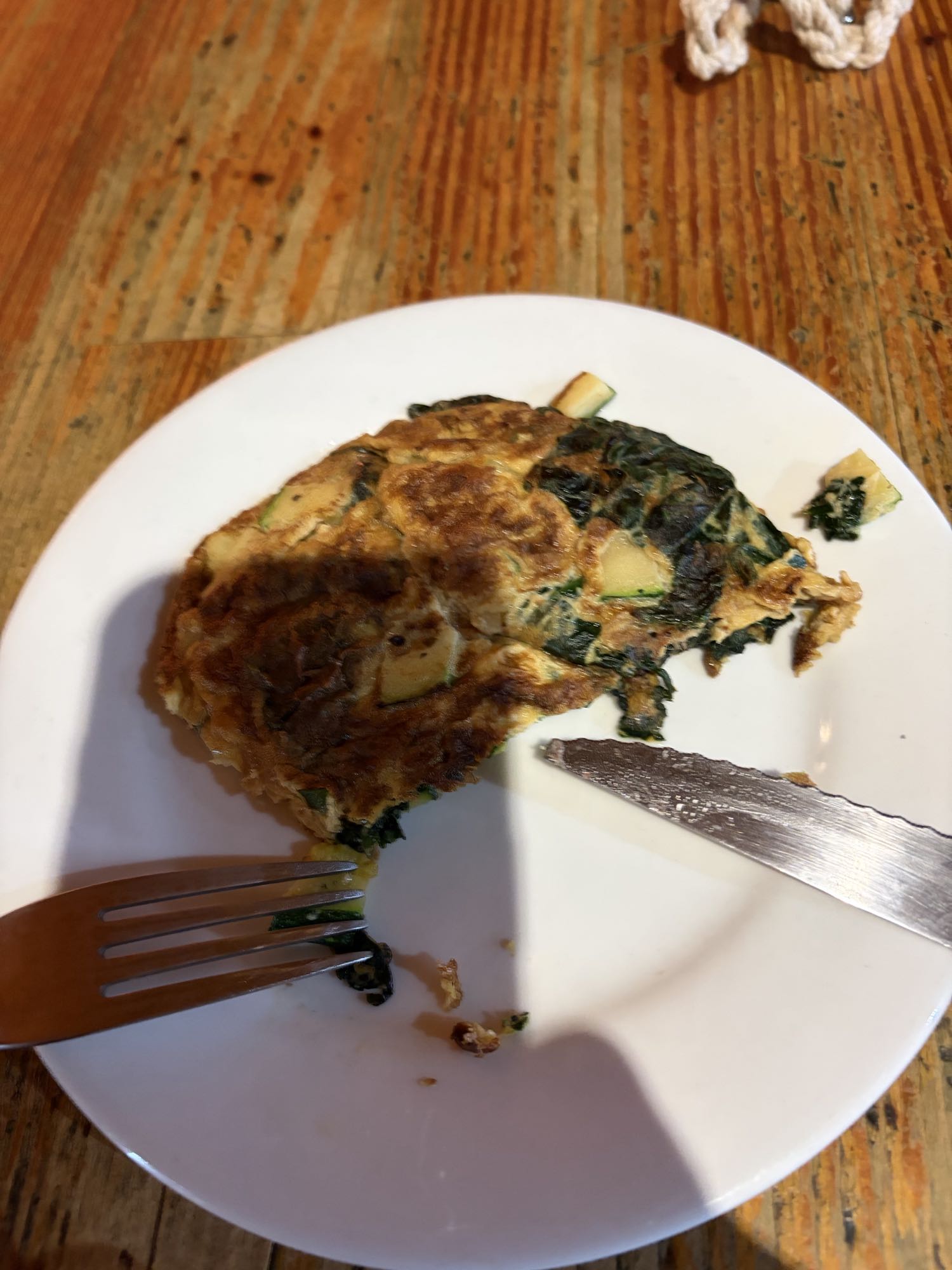 Tortilla de espinaca