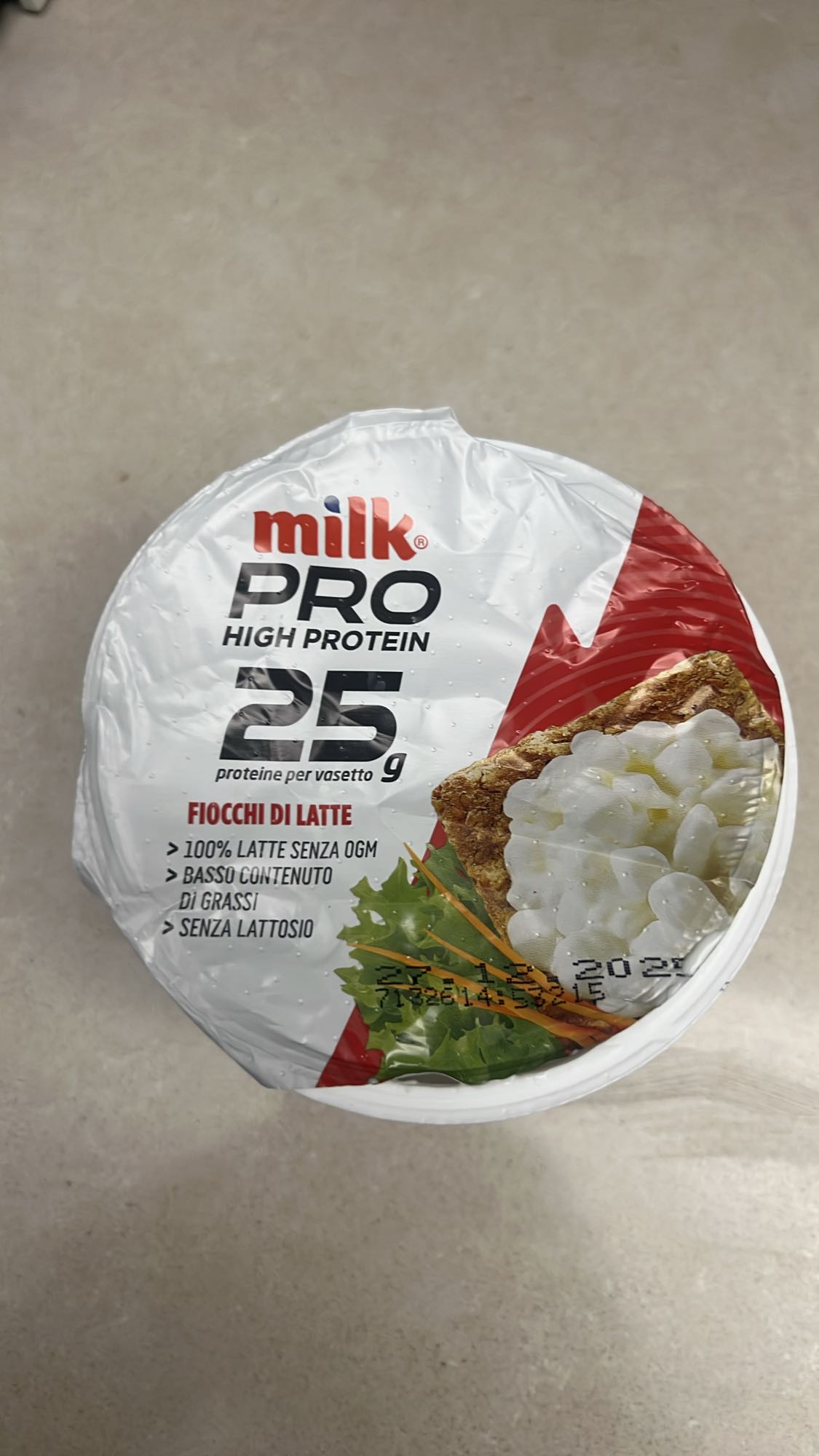 Fiocchi di latte proteico