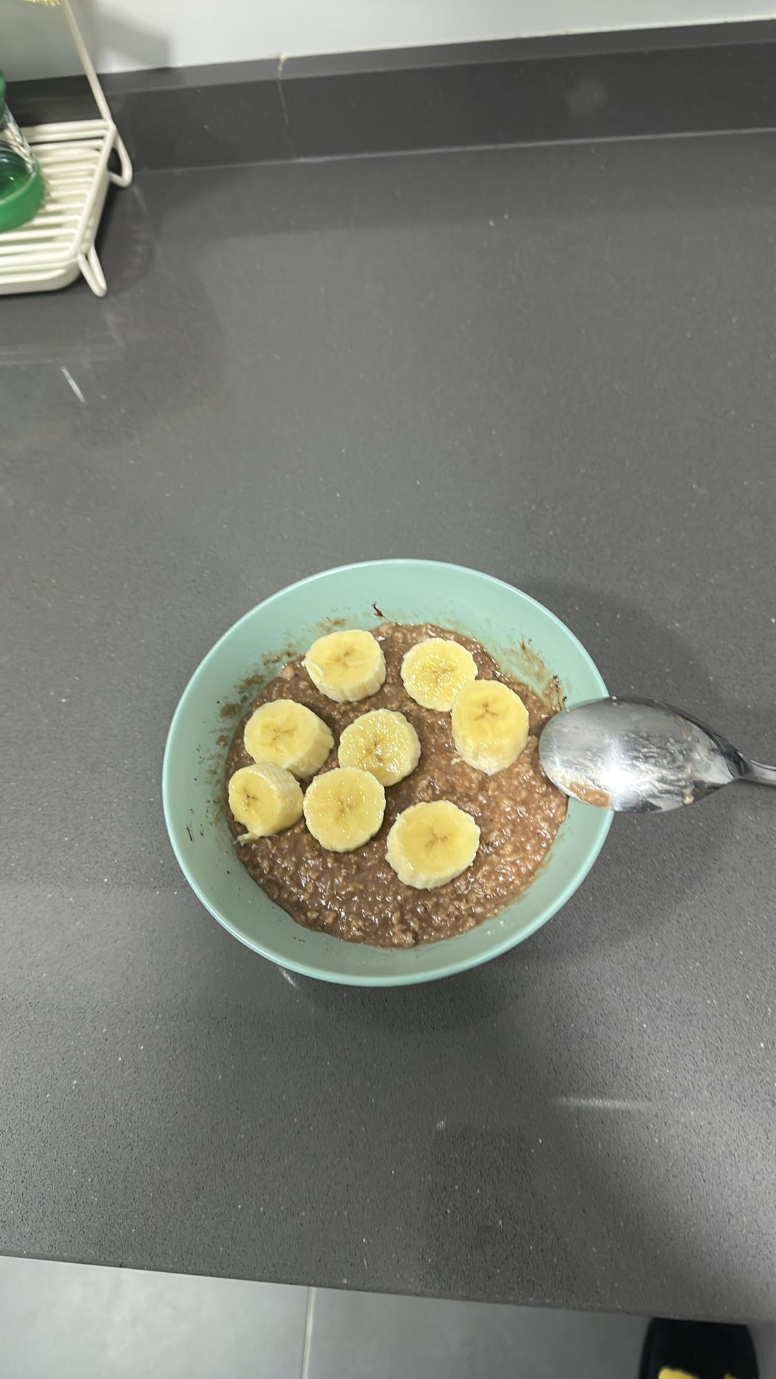avena con plátano y cacao