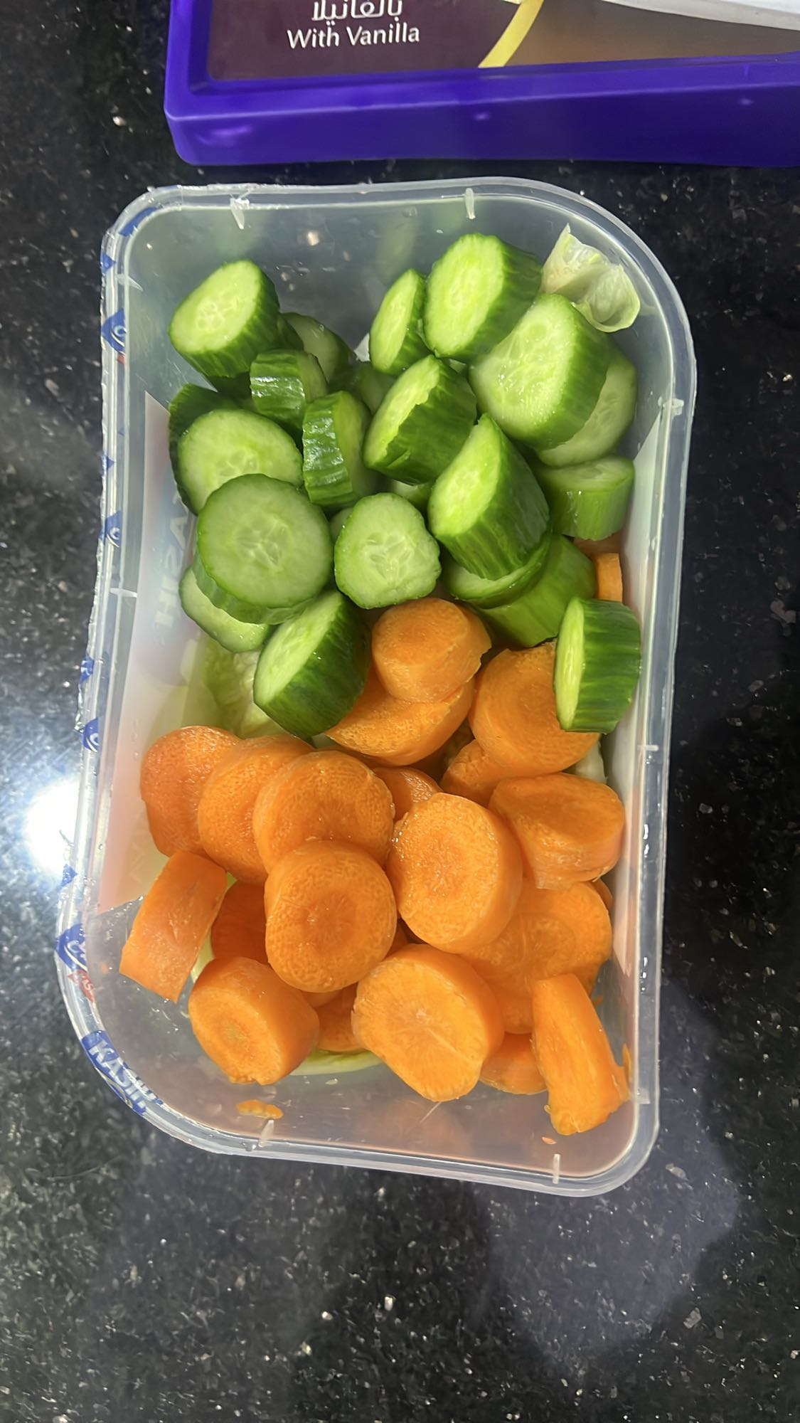 Cucumber and Carrot Snack