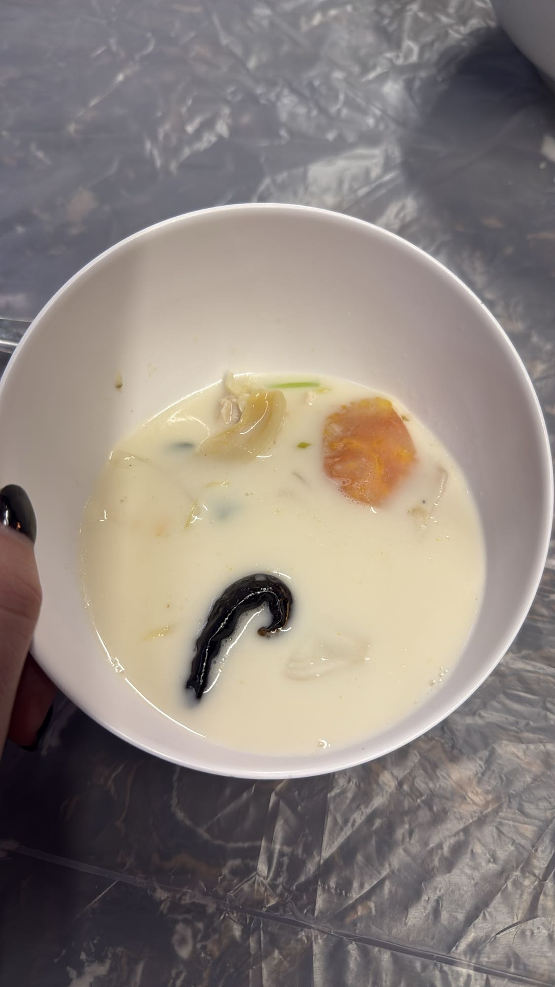 Chicken coconut soup