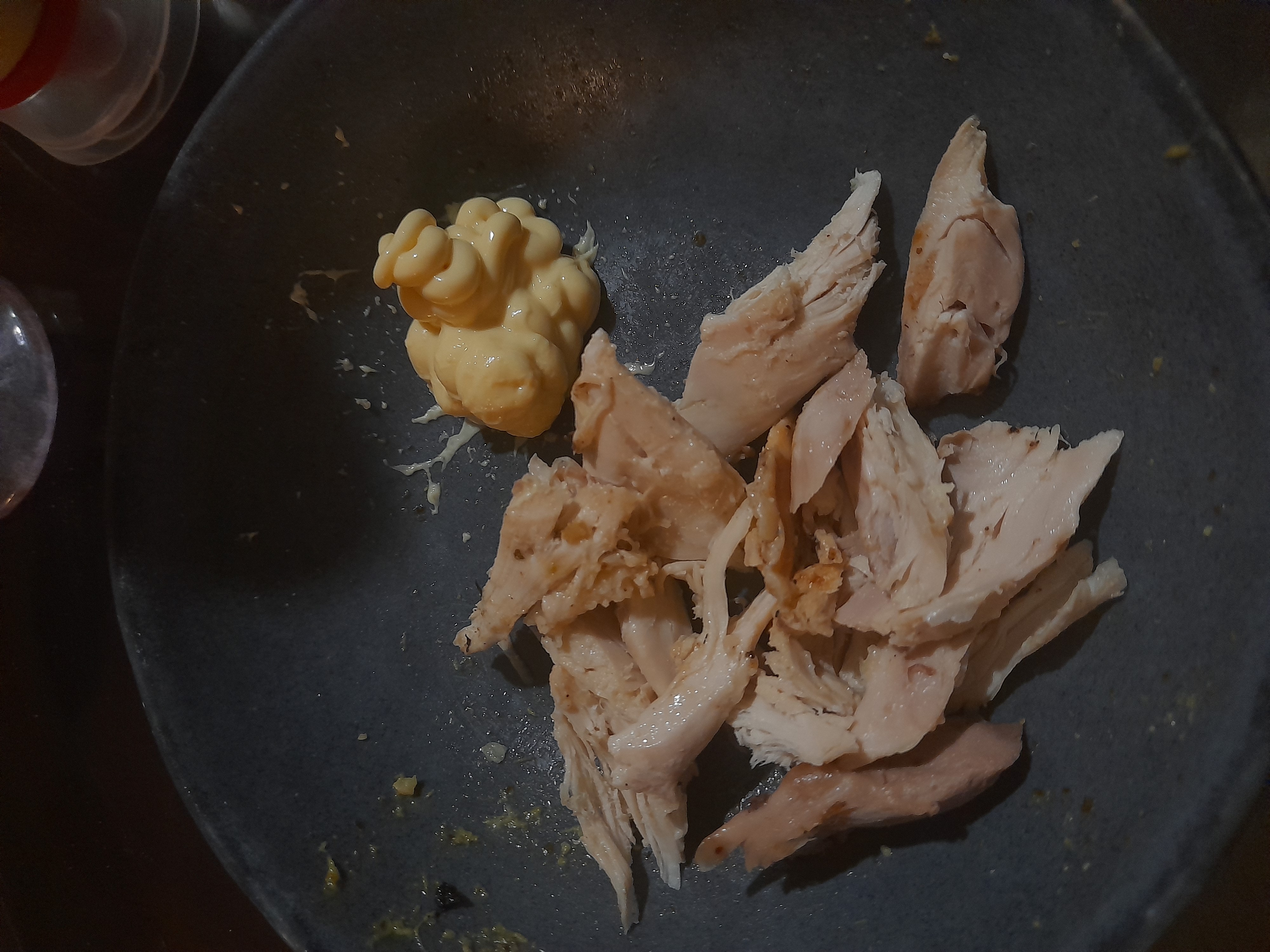 Poulet et mayonnaise