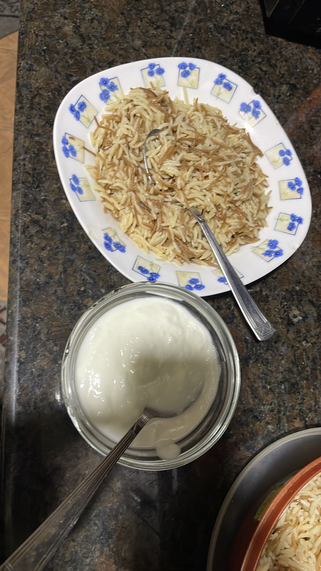 Rice with yogurt