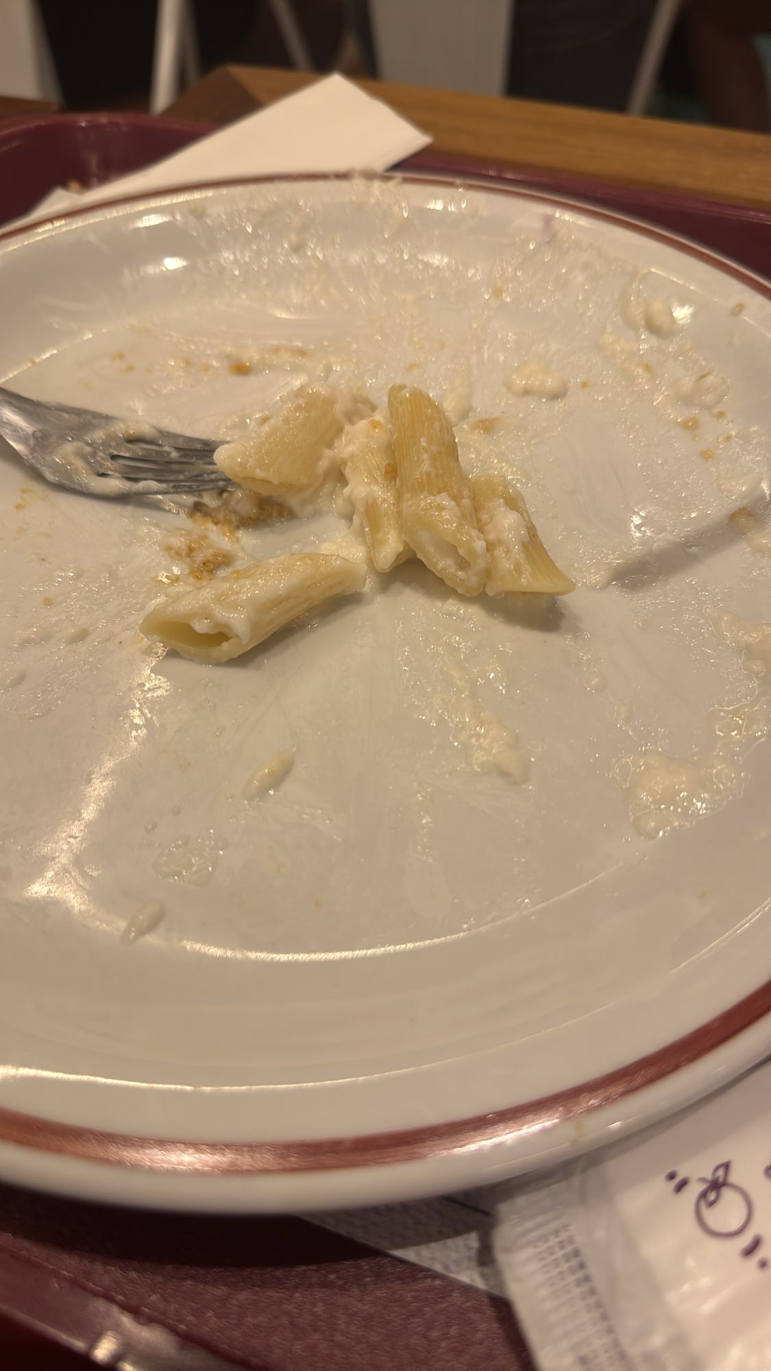 Macarrão com molho branco