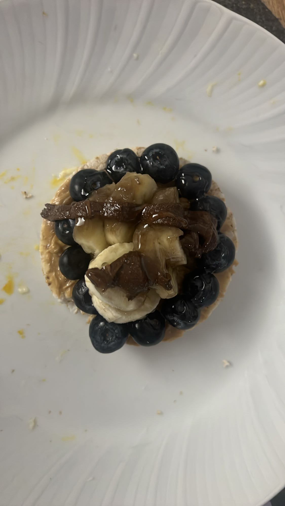 Rice Cake Fruit Stack