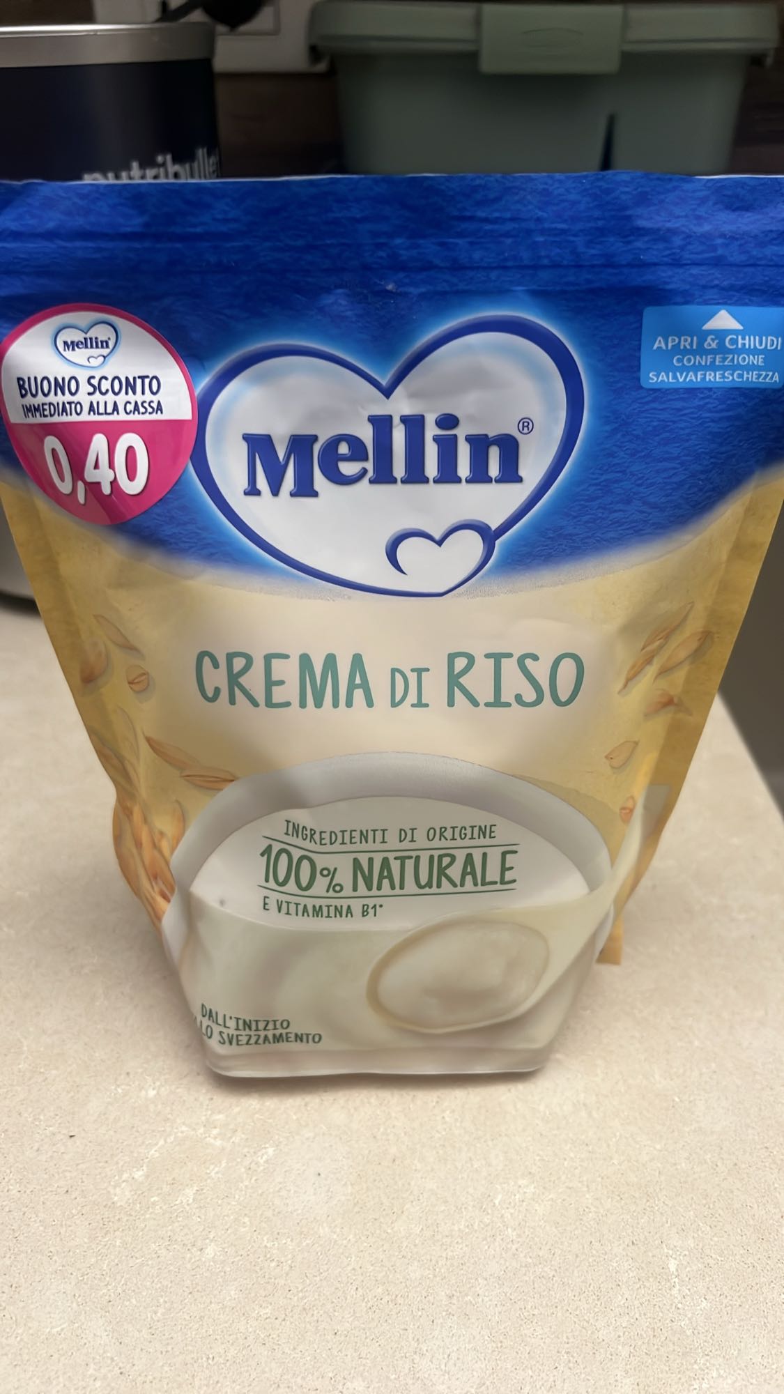 Crema di riso Mellin