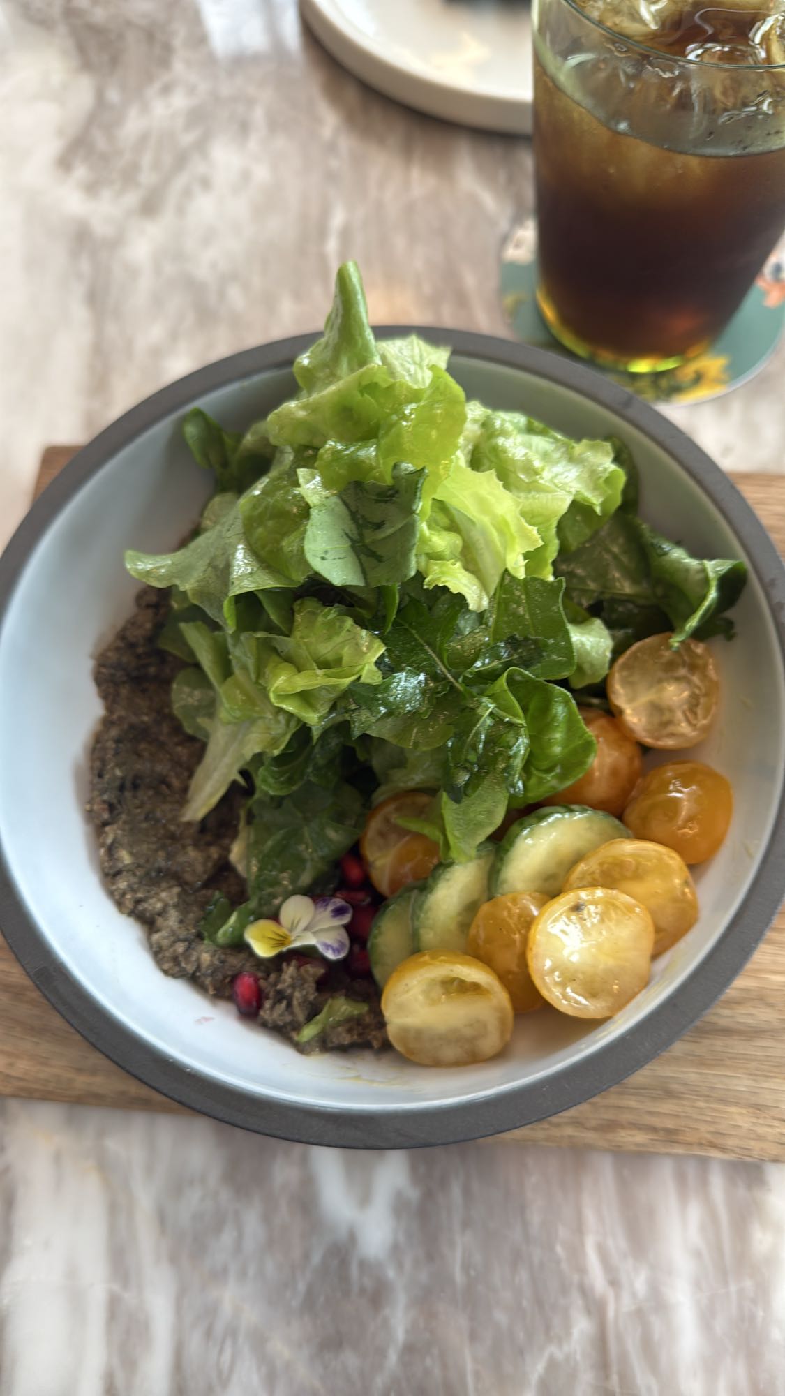 Green Veggie Salad Bowl