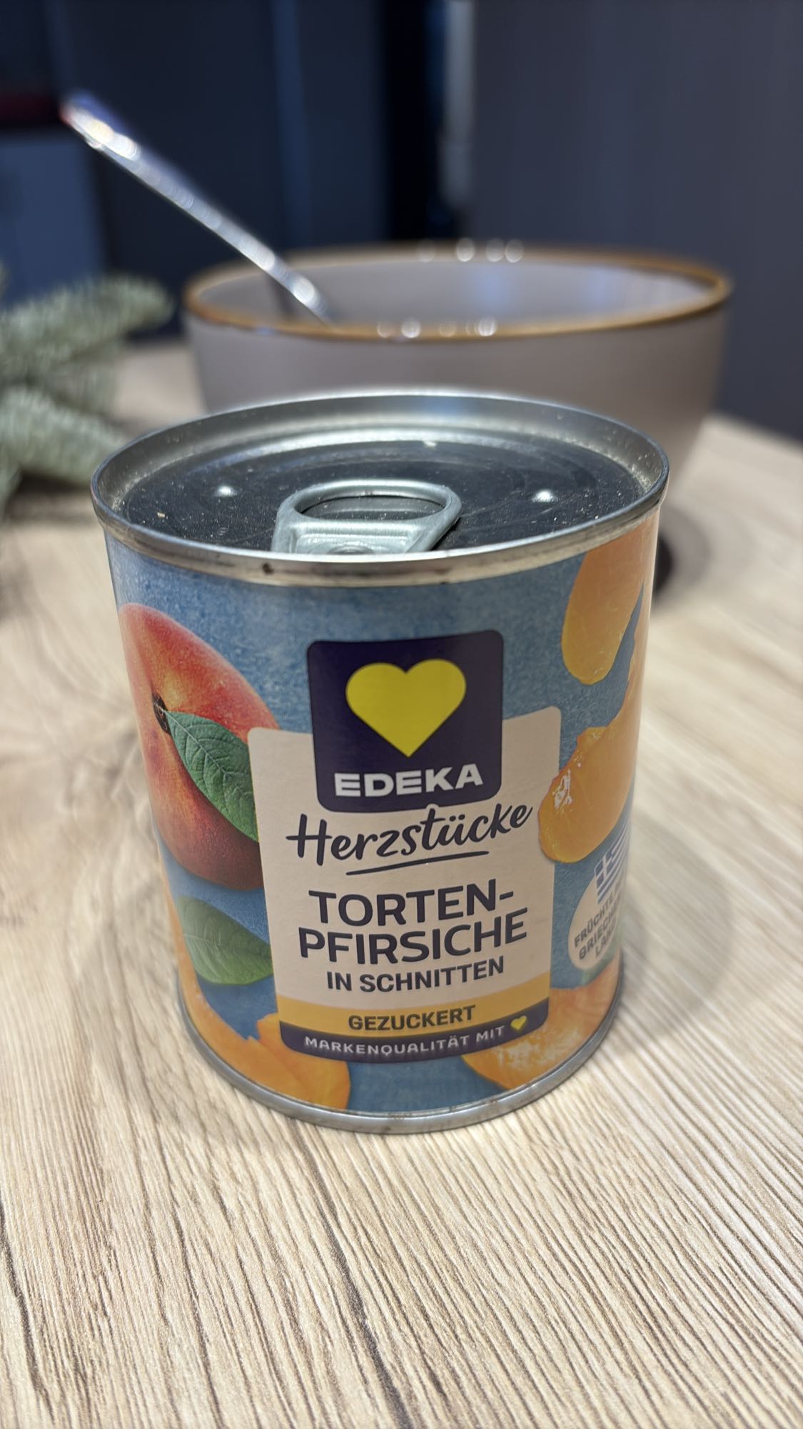 Gezuckerte Pfirsiche