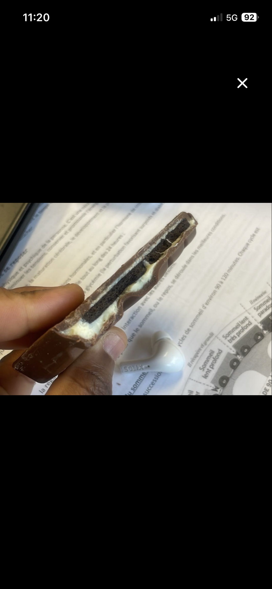 biscuit chocolat fourré