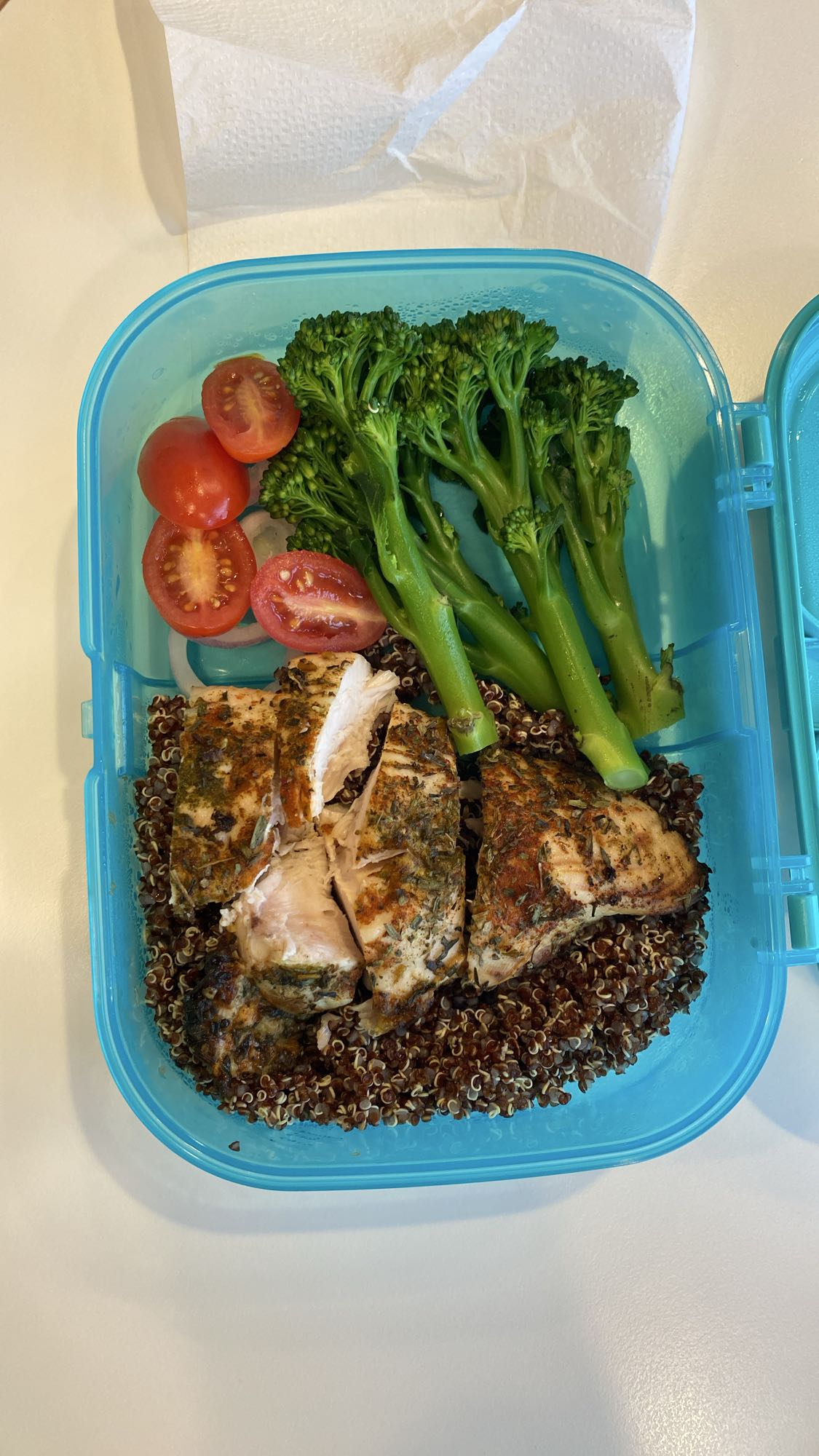 Grilled Chicken Quinoa Bowl