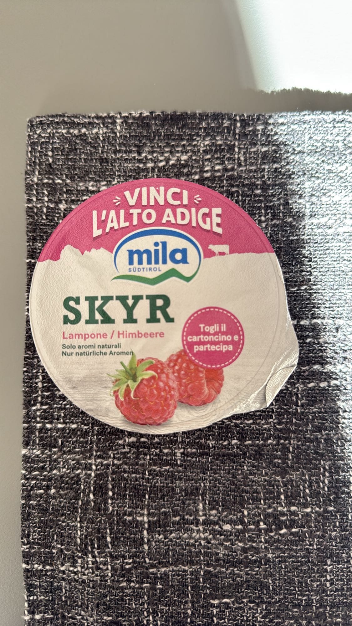 Skyr cu zmeură