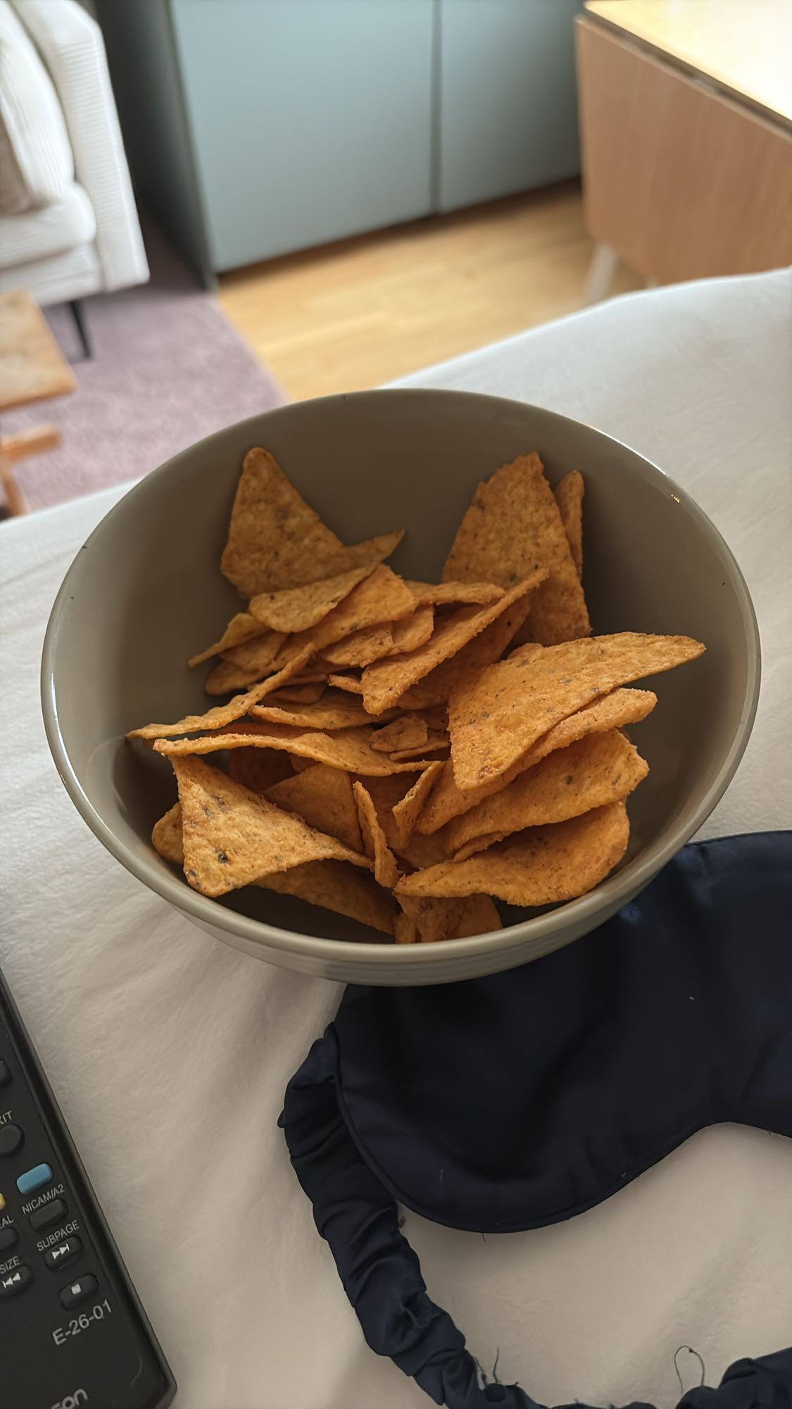 Skål med nachochips