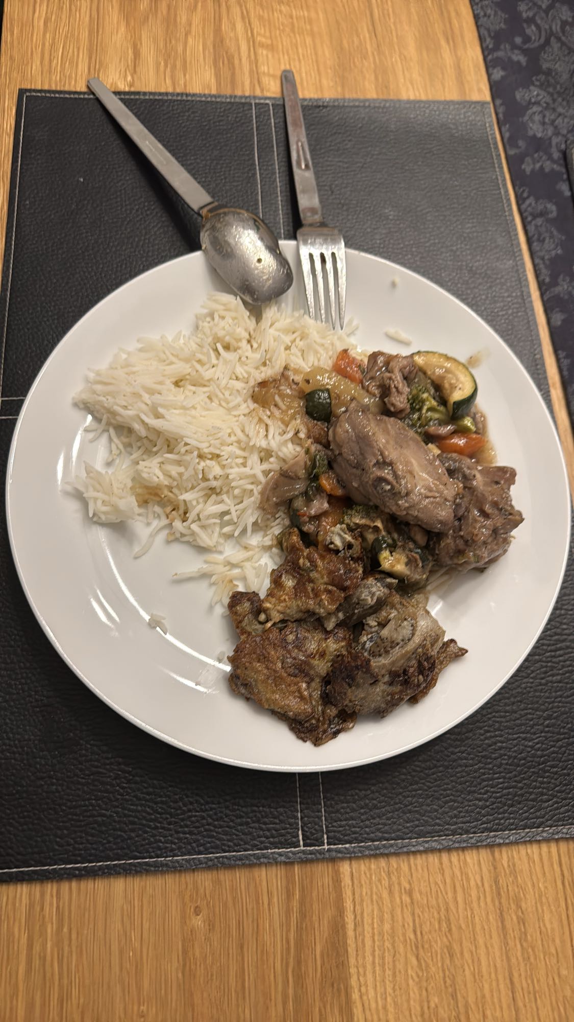 Ris med kyckling och grönsaker