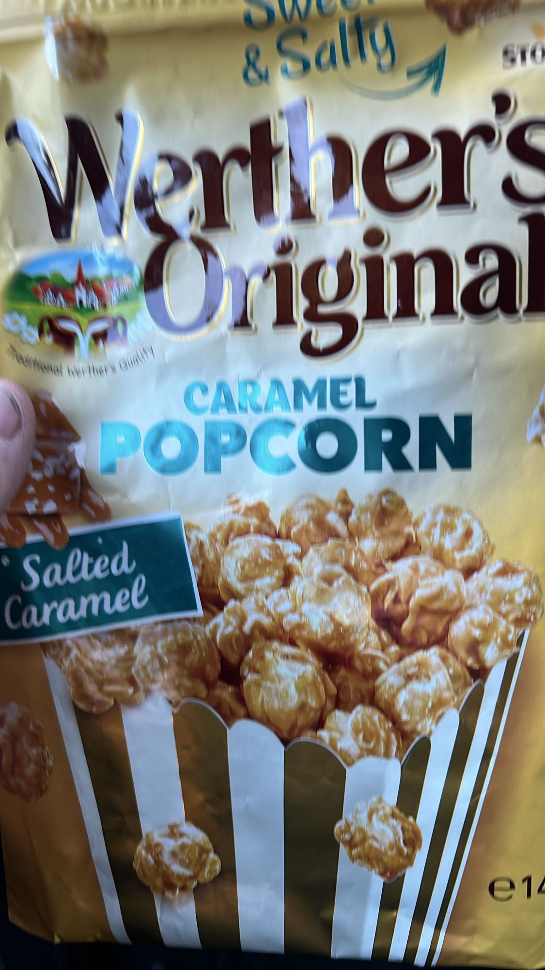 Karamellpopcorn