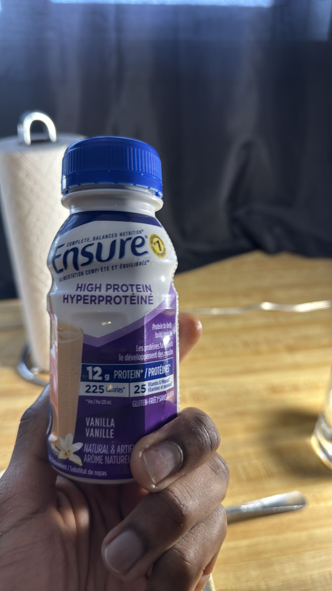 Boisson protéinée vanille