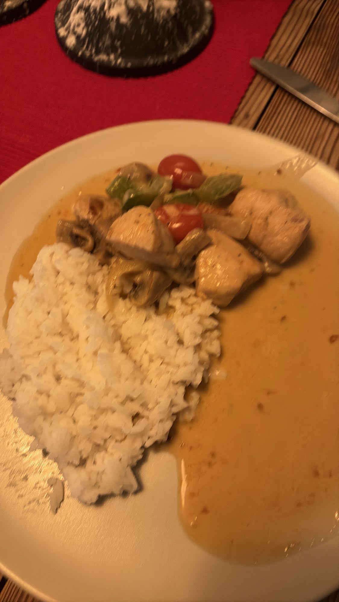 Kycklinggryta med ris