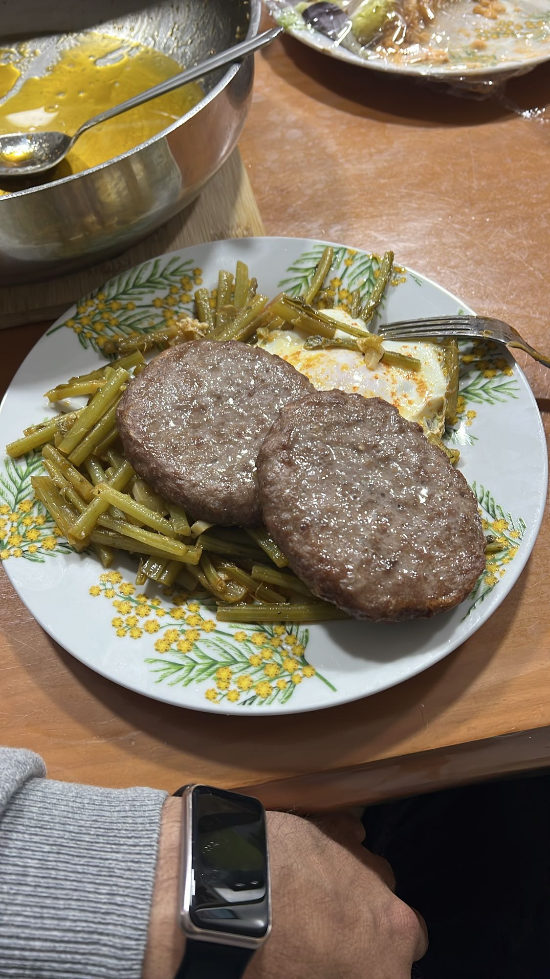 Hamburguesas con verduras
