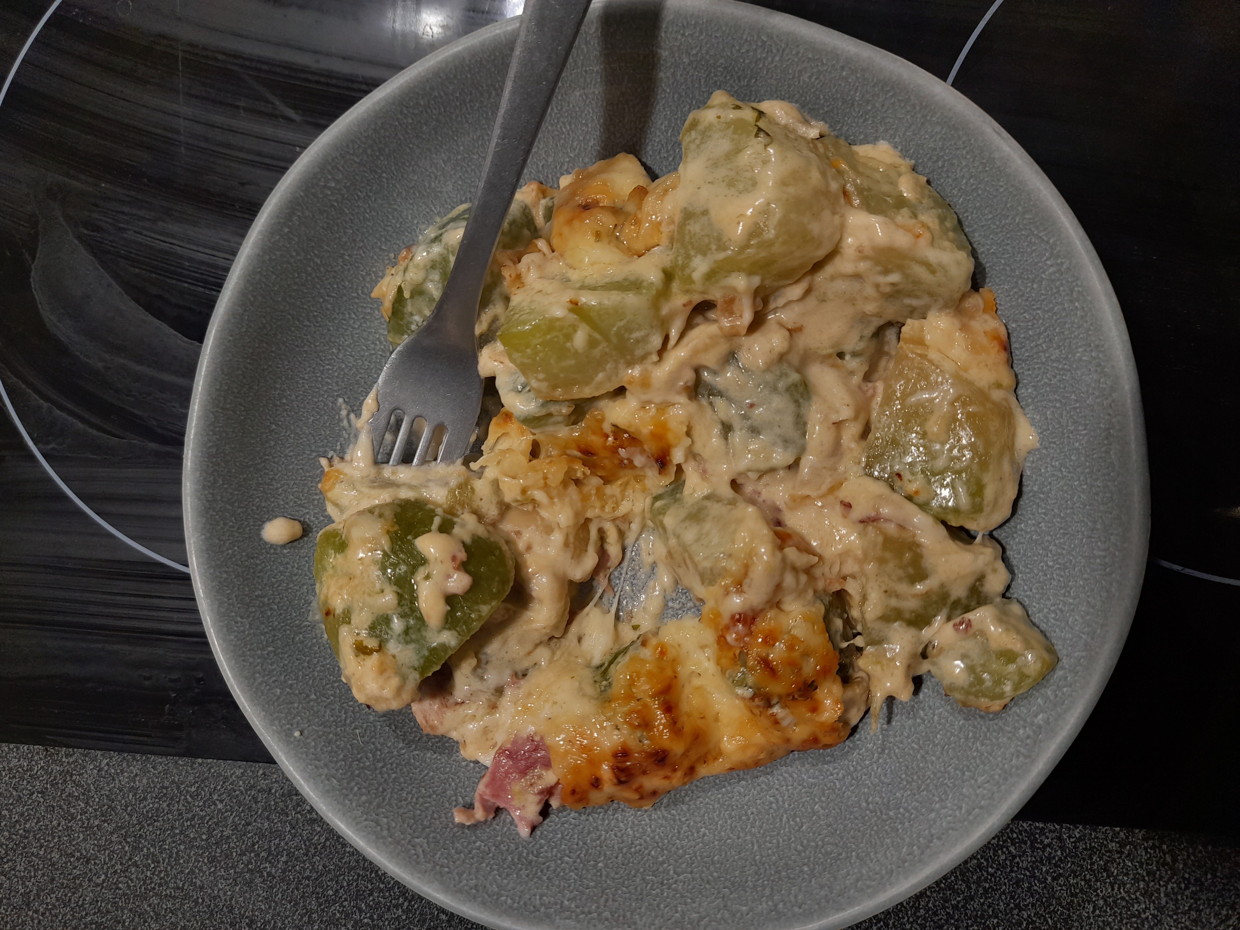Poivrons farcis gratinés