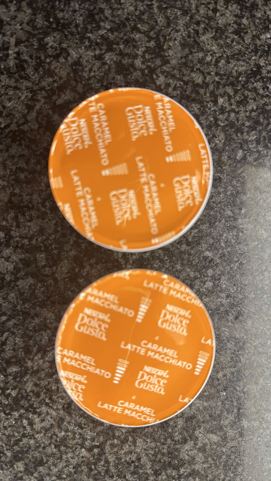 Caramel latte macchiato