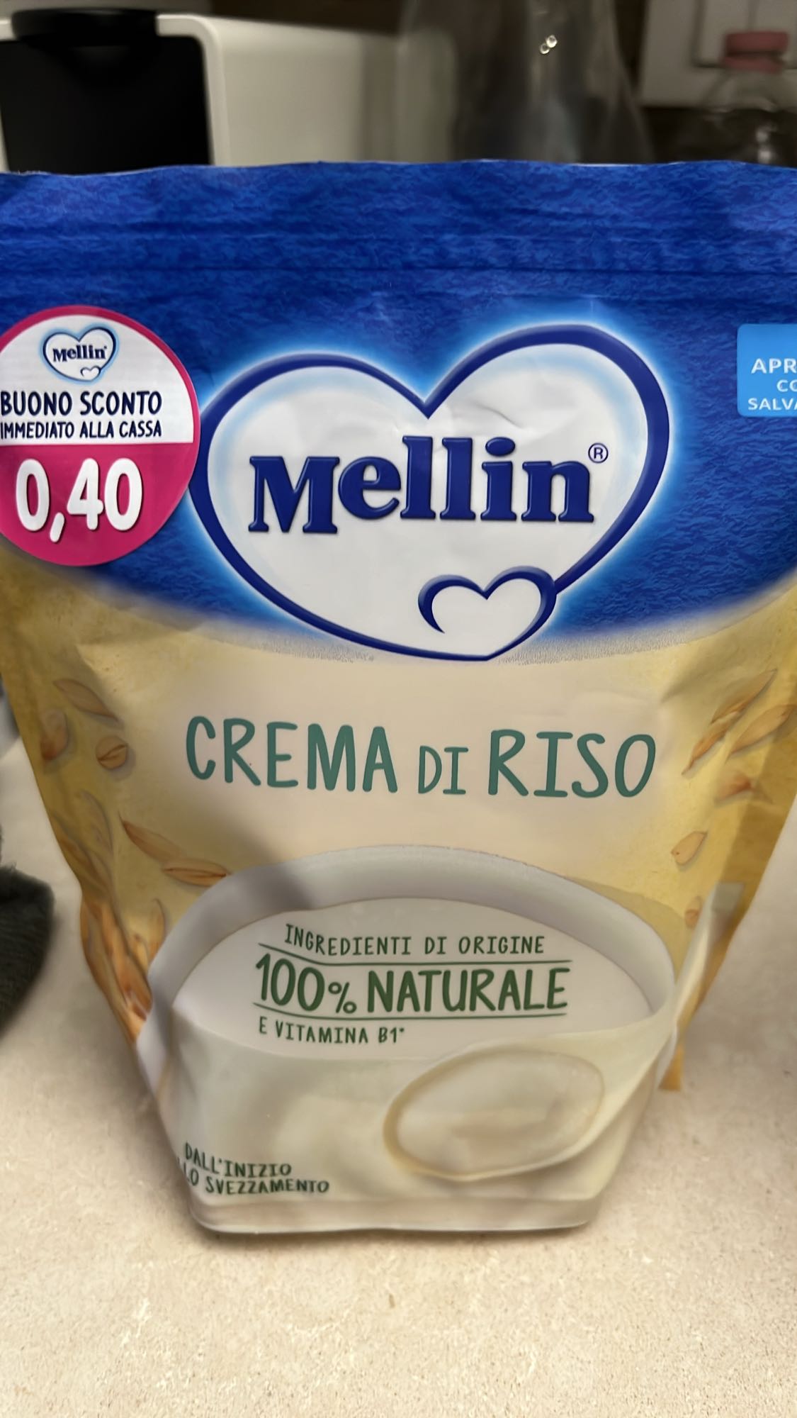 Crema di riso Mellin