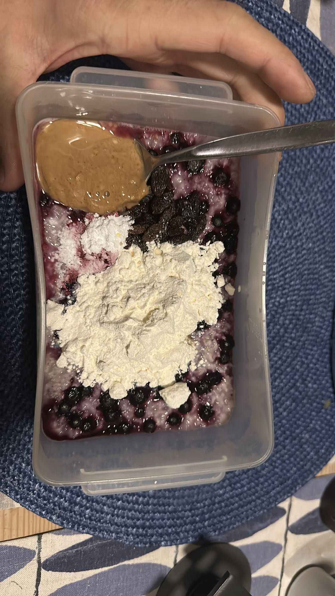 Havregrynsgröt med topping