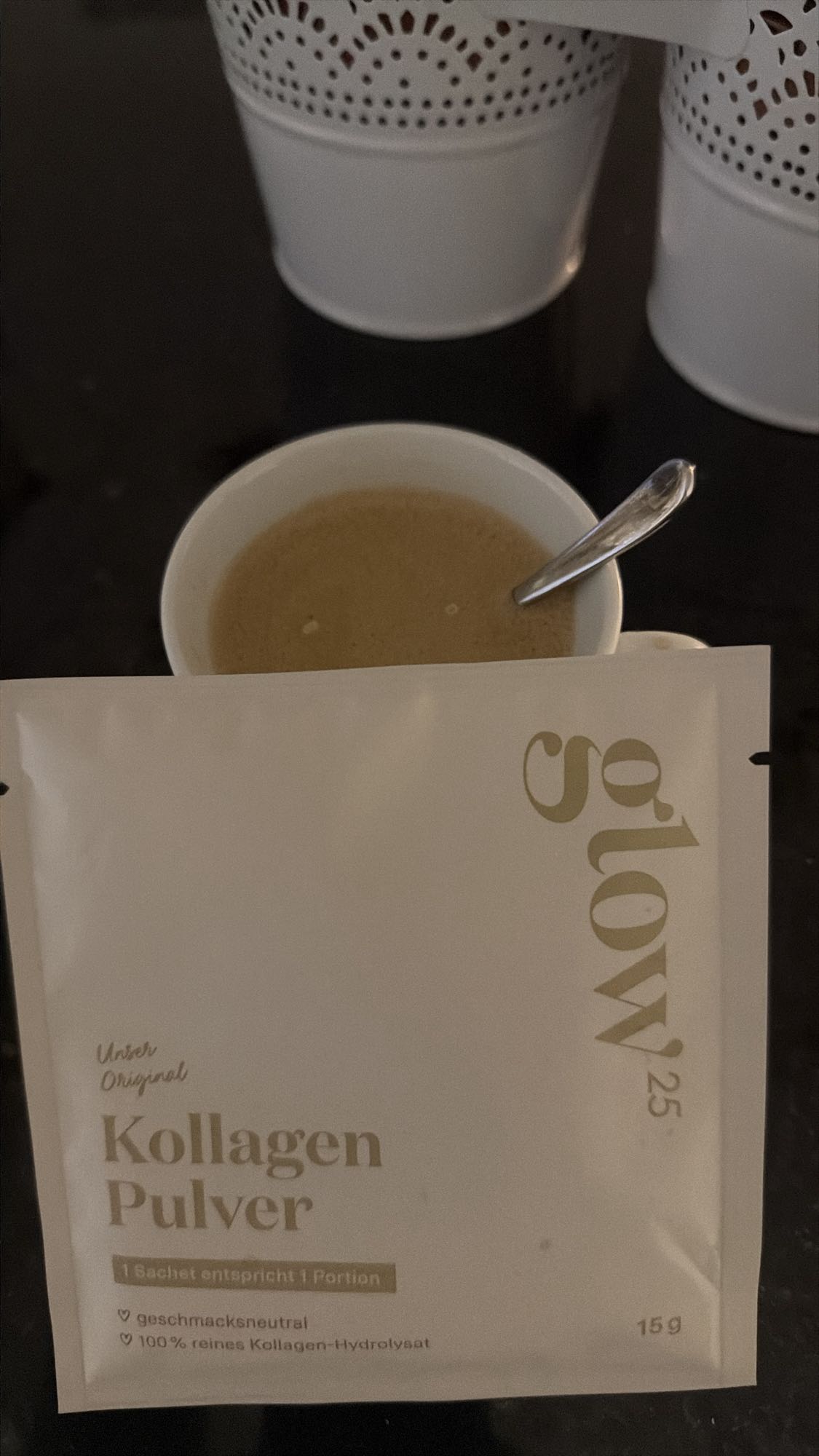 Kollagen Pulver Getränk