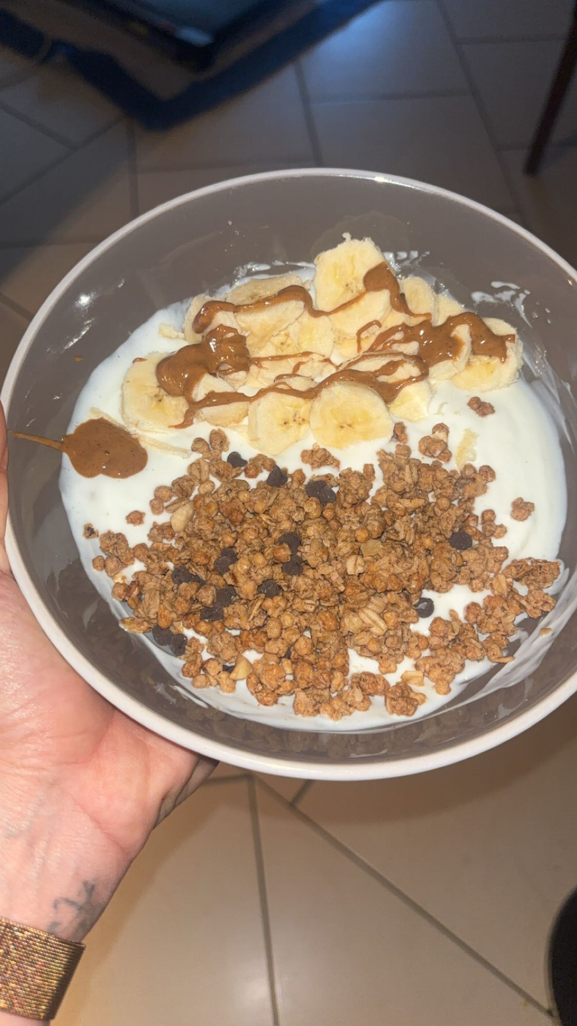 Bol yaourt banane granola