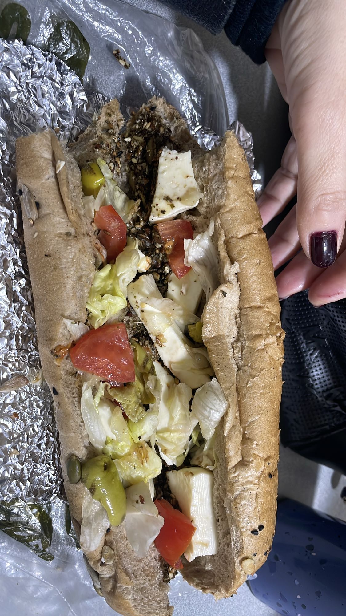 Veggie Za'atar Sandwich