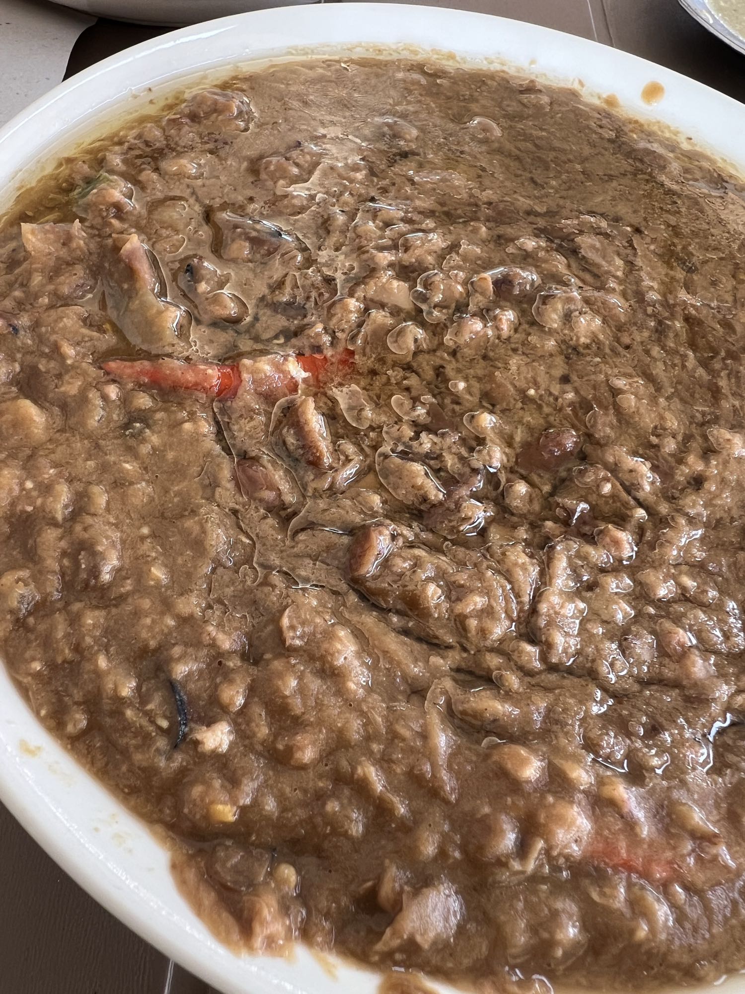 1/3 plate Foul and Tuna Sudanese style