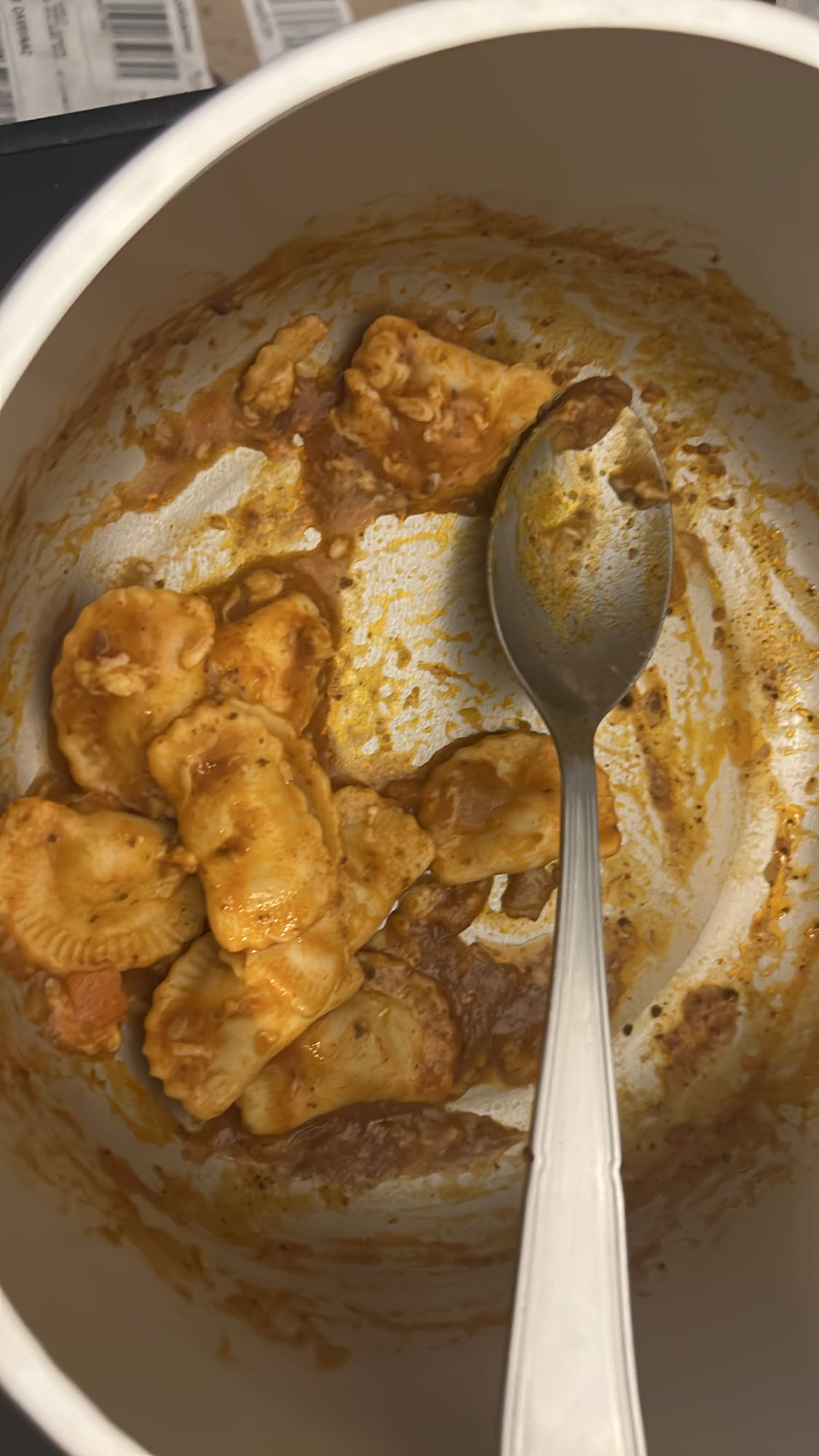 Raviolis sauce tomate