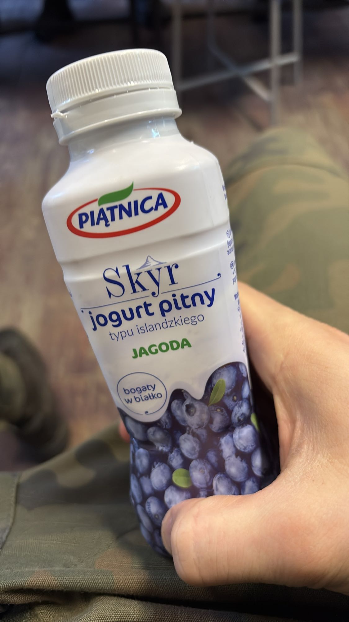 Skyr jogurt pitny jagoda