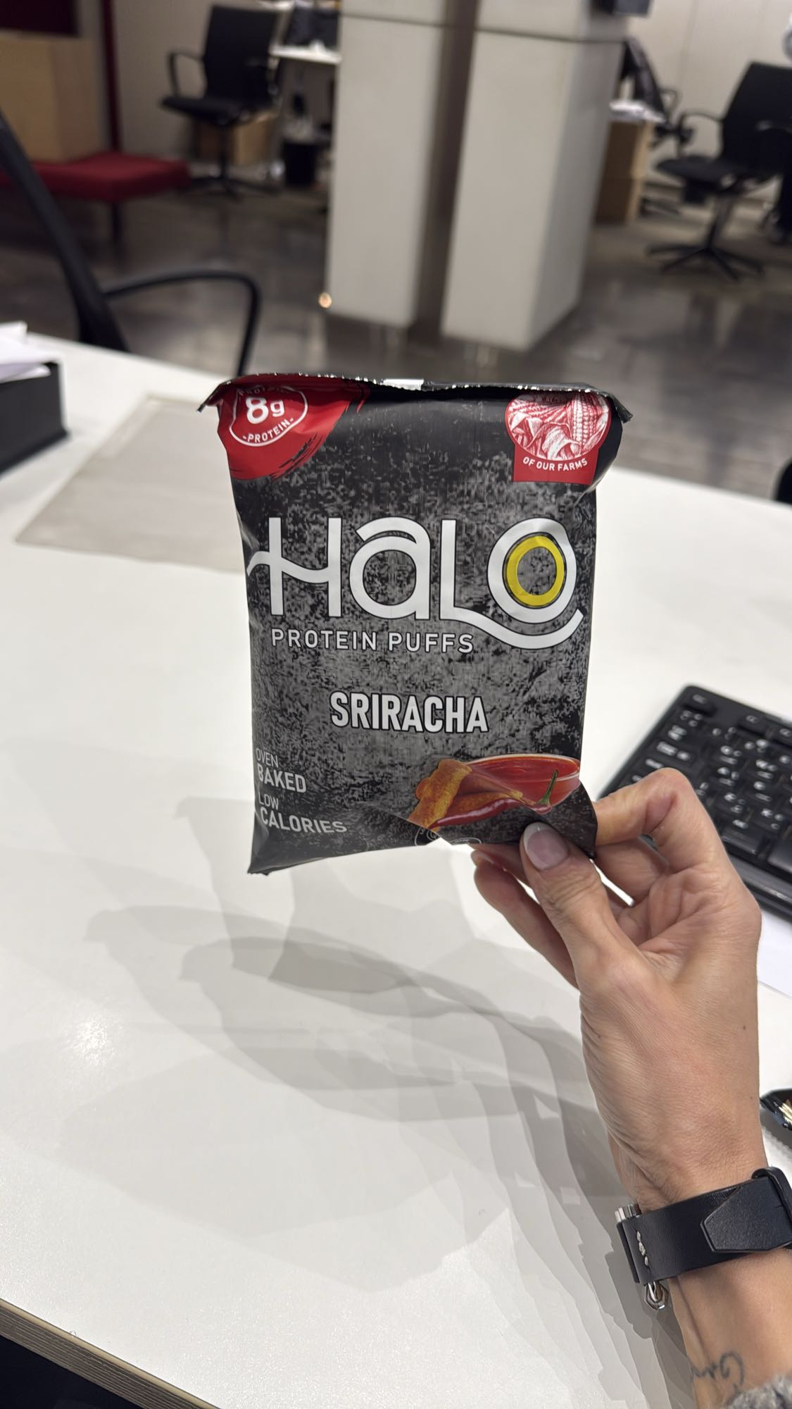 Halo Sriracha Puffs