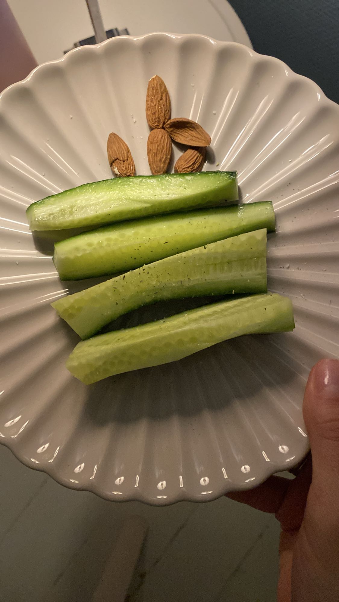 Cucumber & Almond Snack