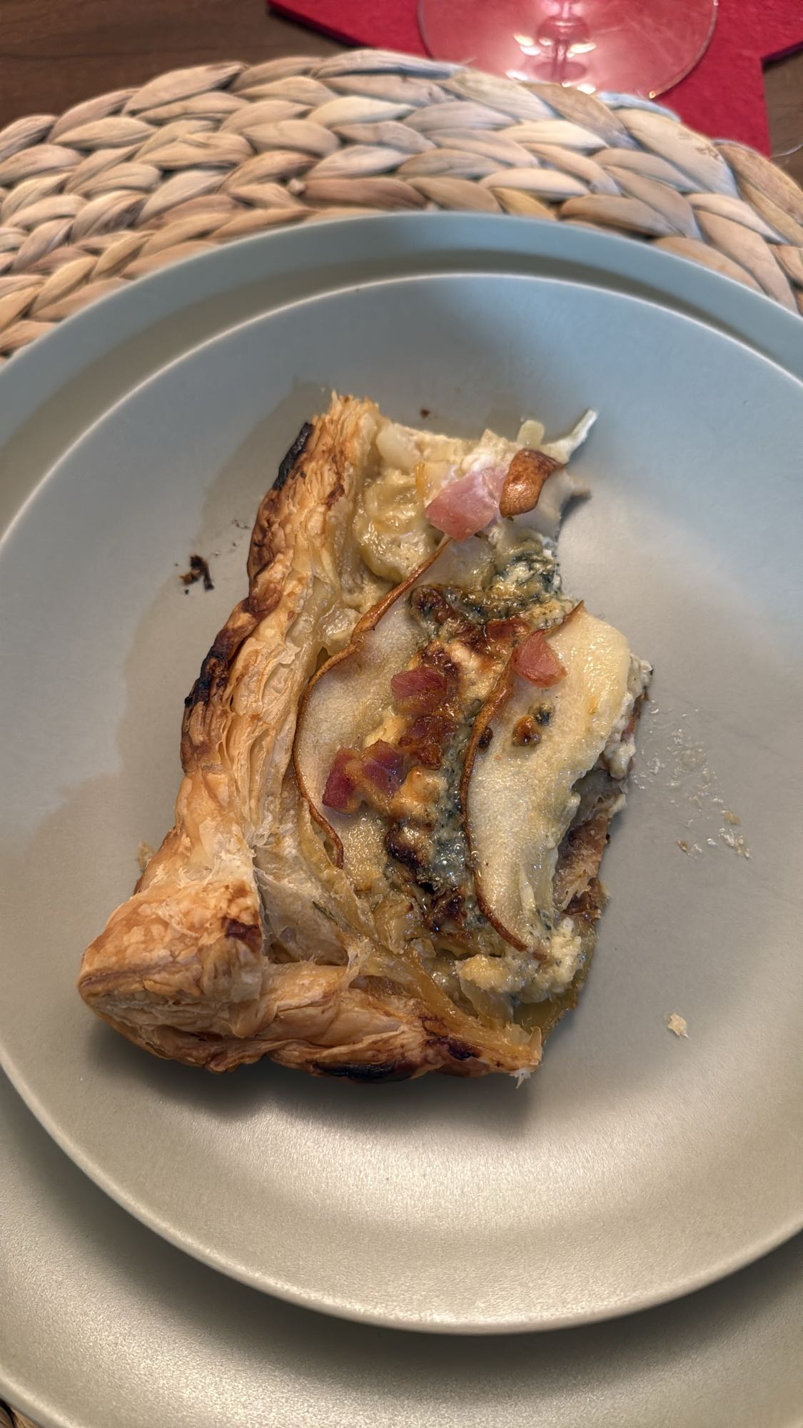 Pear Blue Cheese Tart