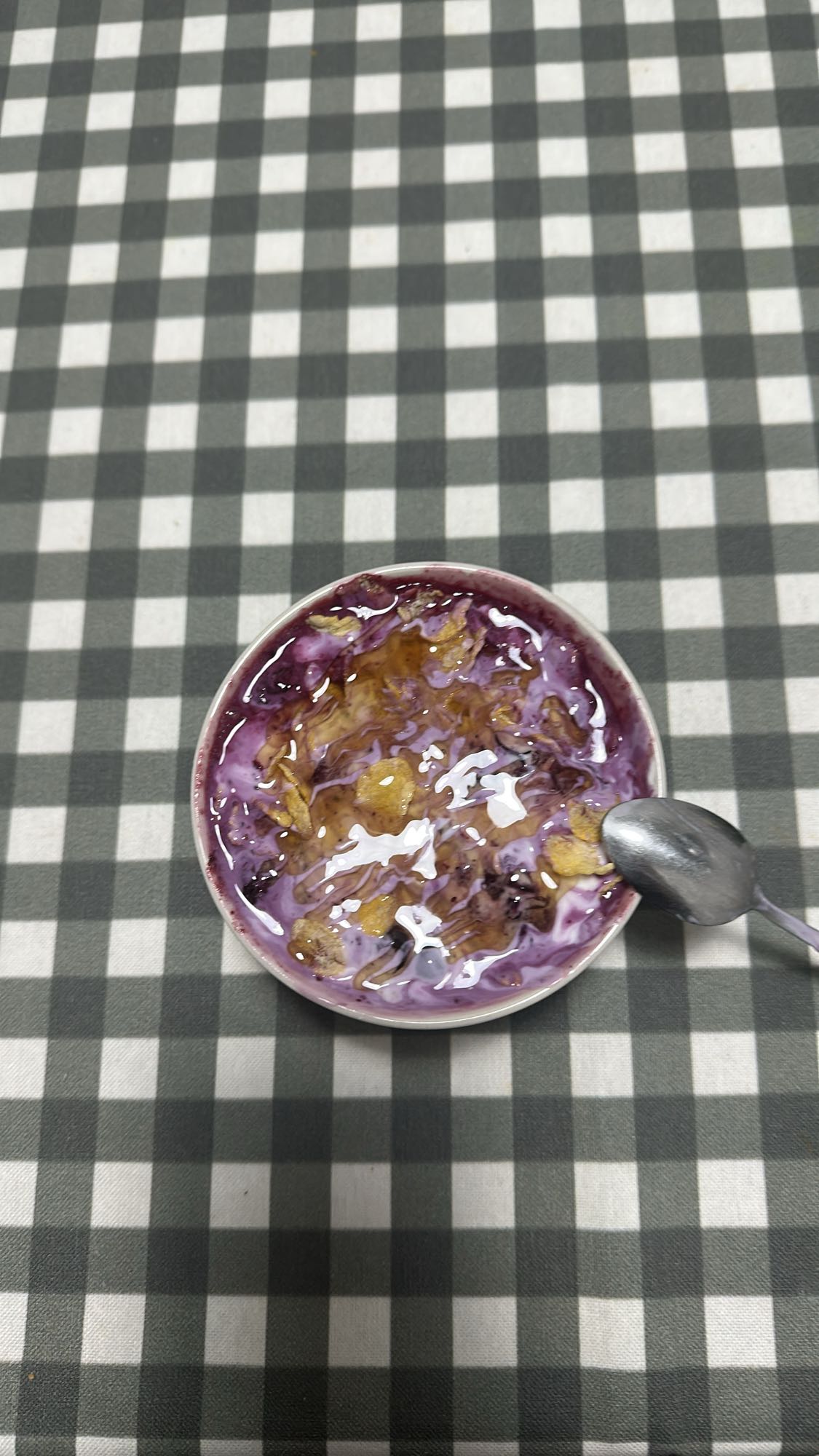 yogur griego con arándanos y miel