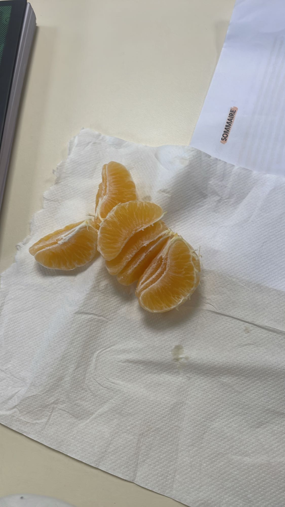 Tranches de mandarine