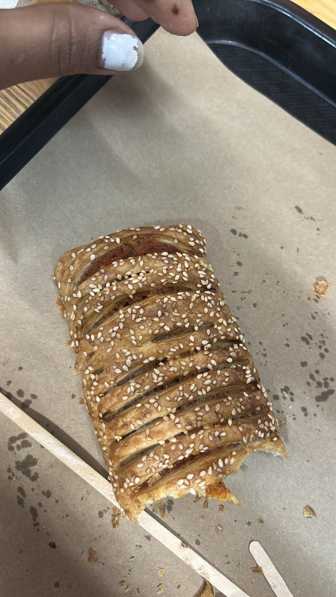 Sesame Puff Pastry