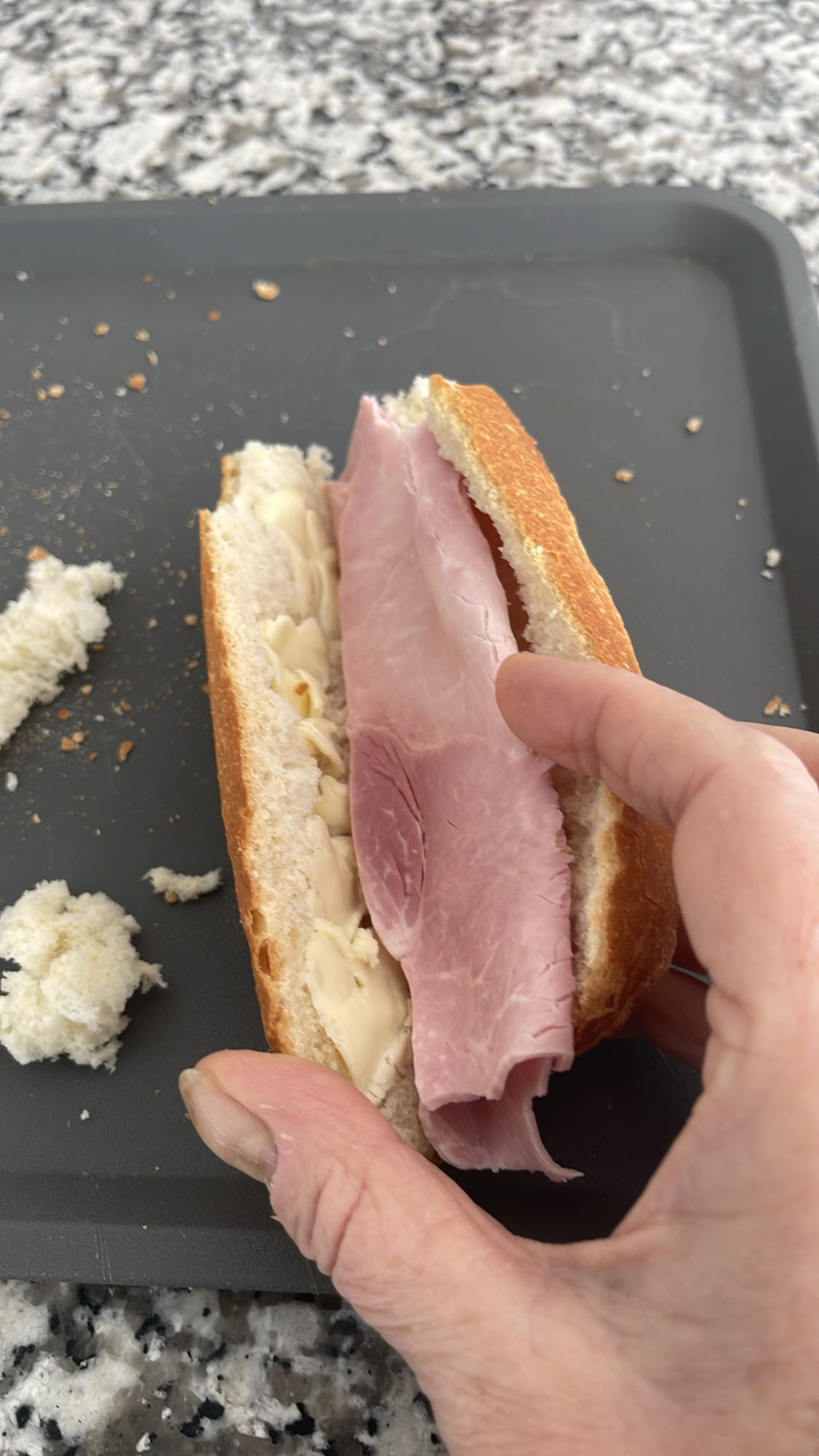 Sandwich jambon beurre