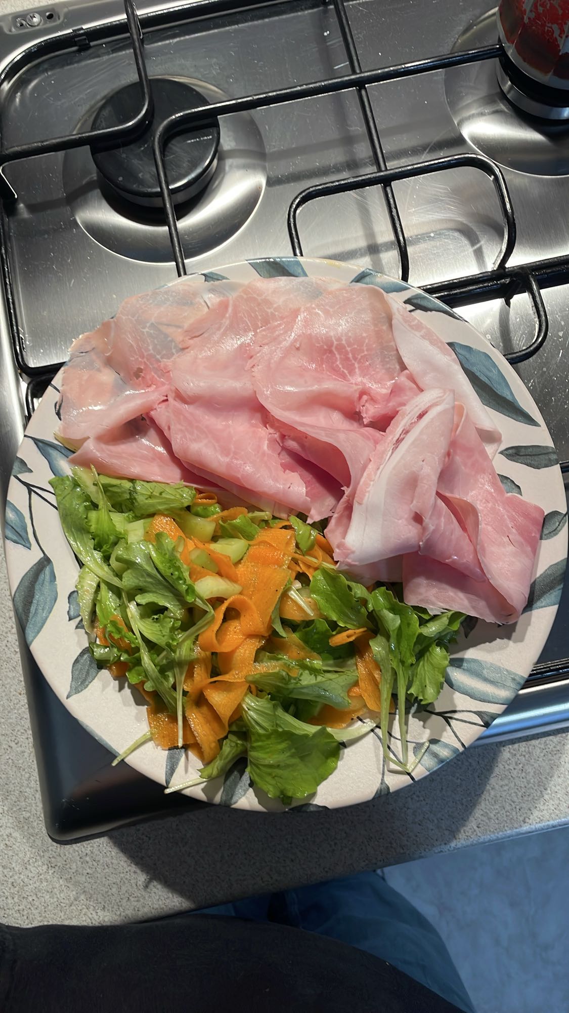 Insalata con prosciutto