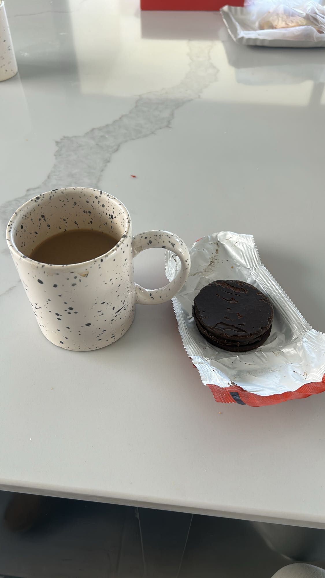 café con galletas