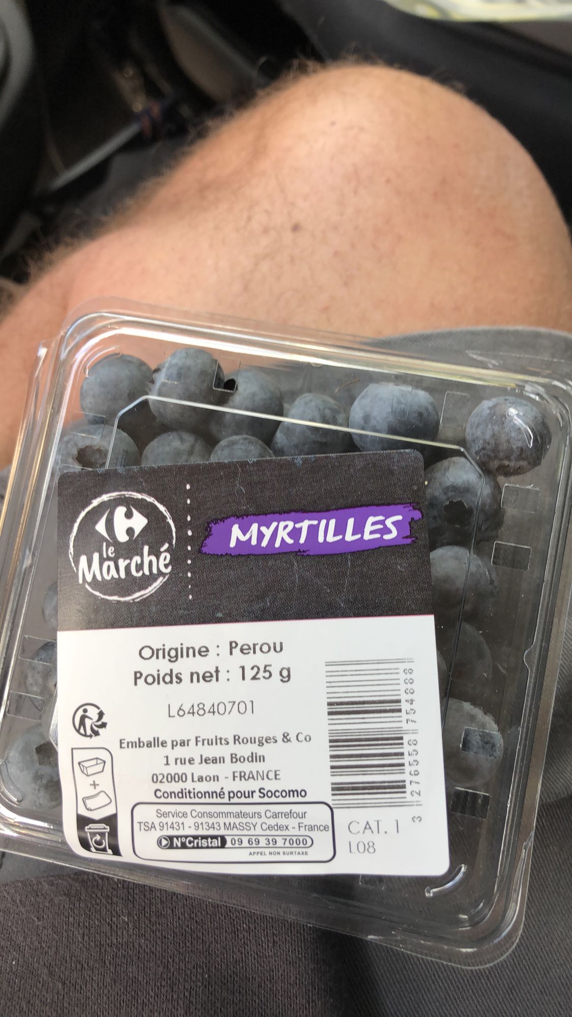 Myrtilles fraîches