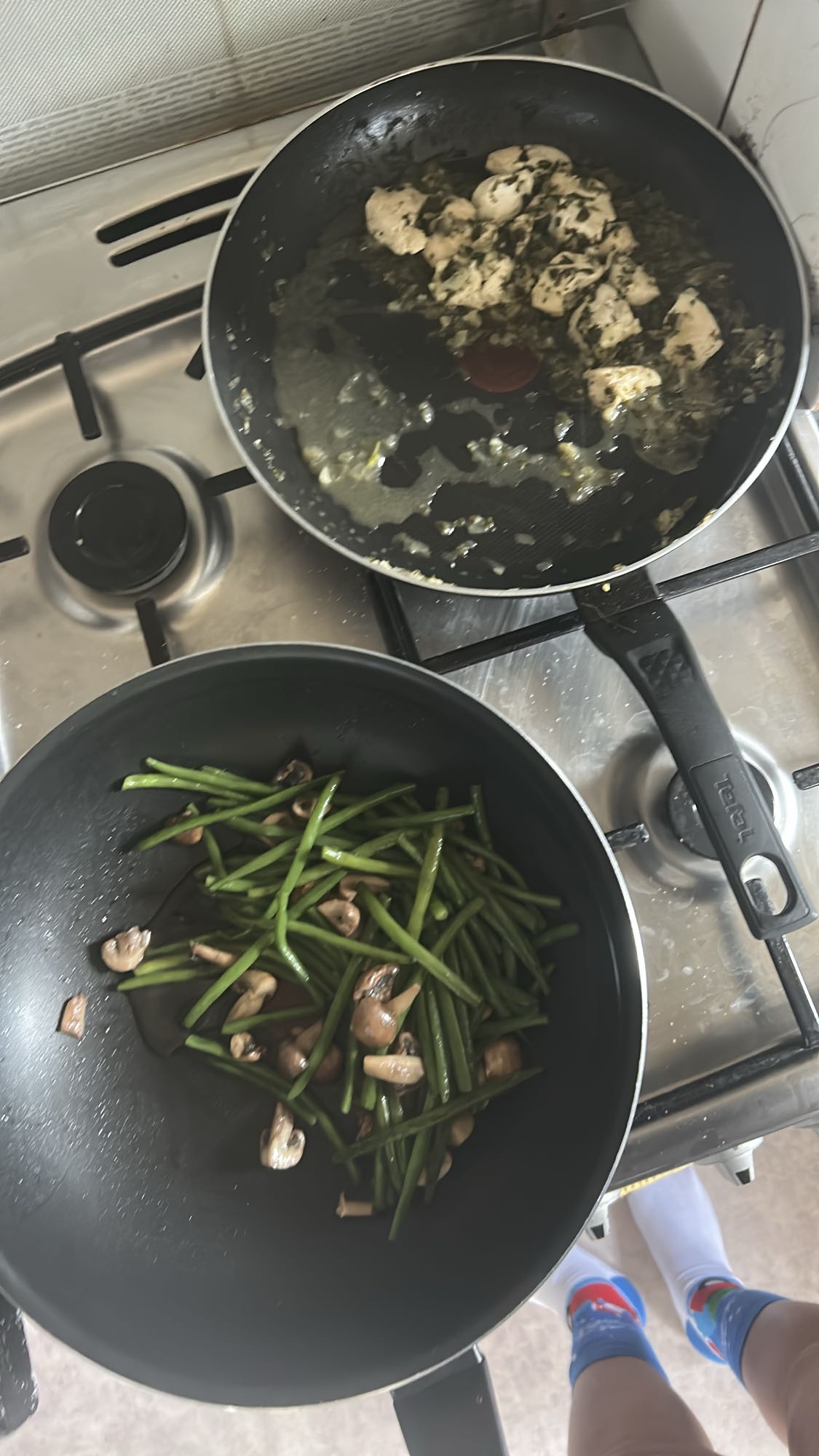 Poulet aux légumes sautés